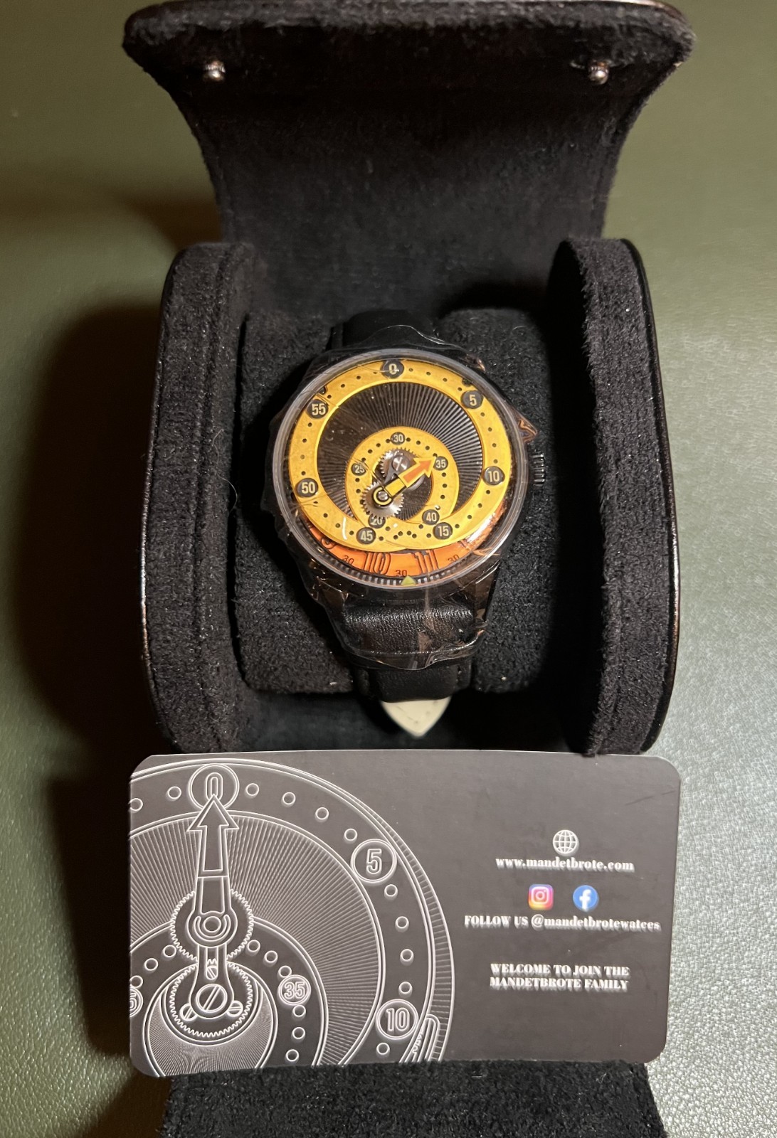 Mandetbrote Orbital Wandering Hour Automatic Watch
