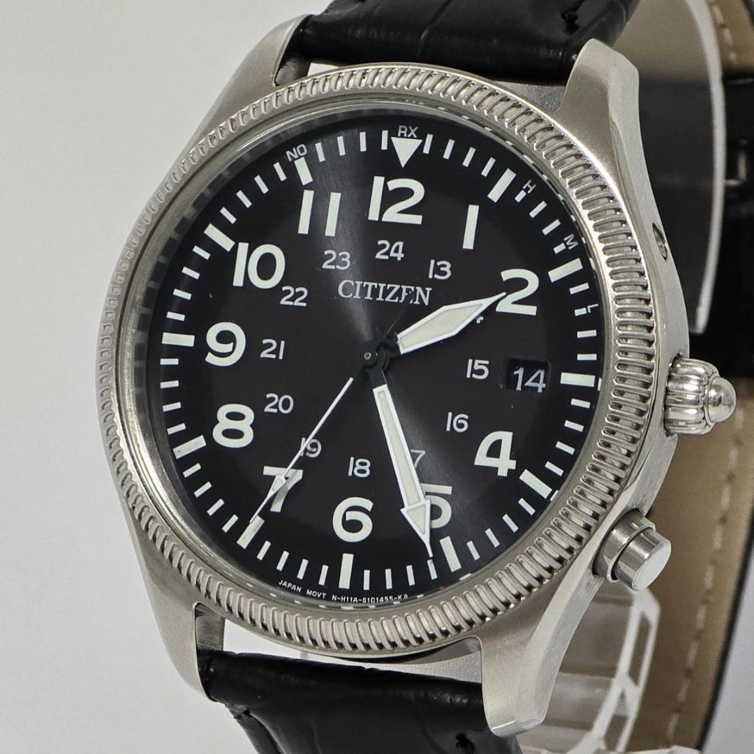 Citizen Solar H11A-S068517 Pilot Watch Black Japan 0714212