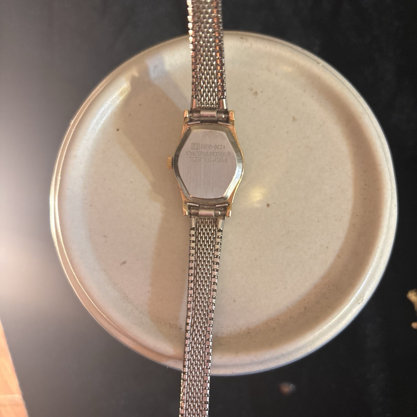 Vintage Lorus Women’s Gold Tone Quartz Watch Stretch Band – As Is / Untested