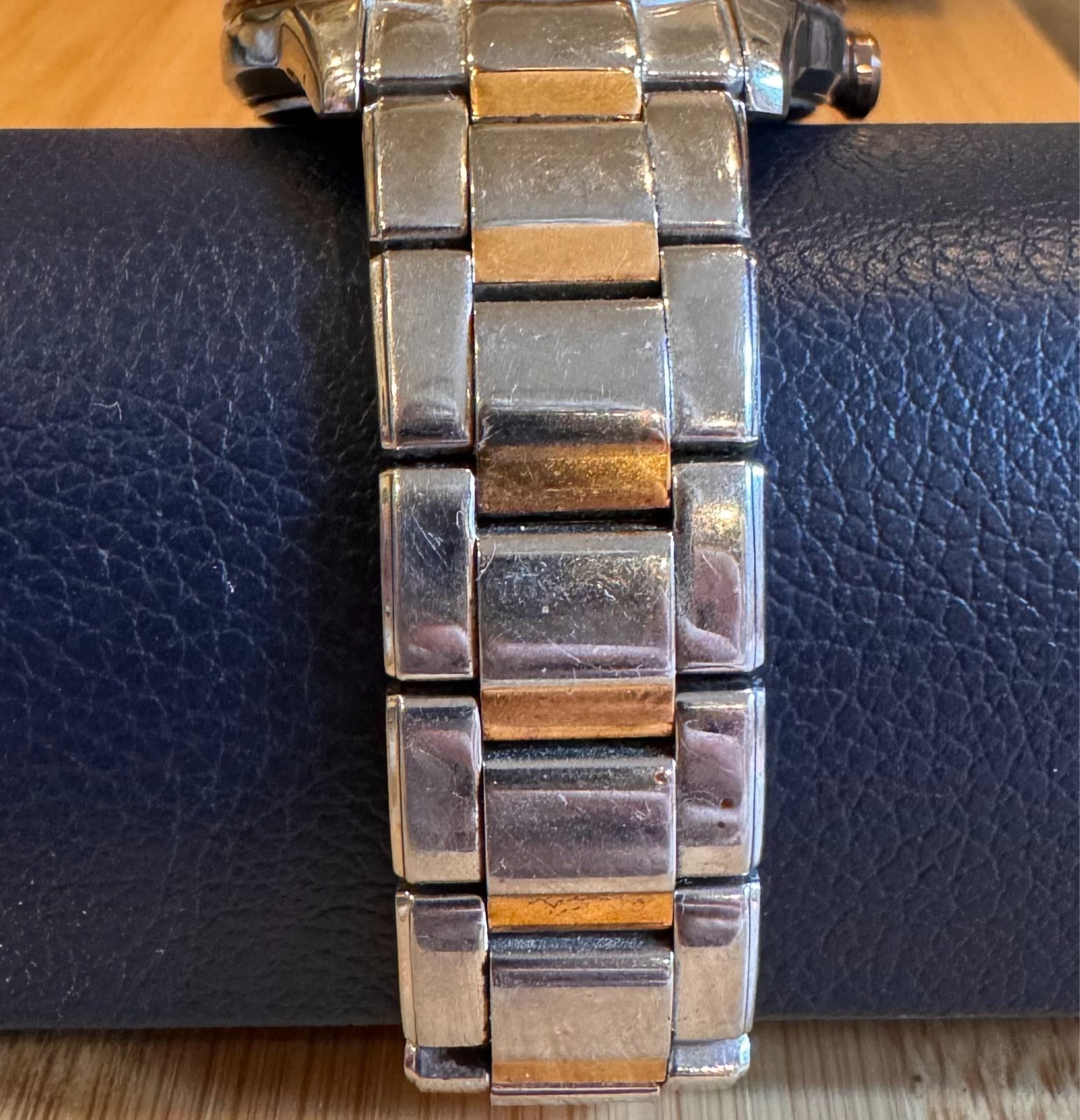 Citizen Eco-Drive, Silver, Rose Gold trim and Crystal, Band-Silver Women’s