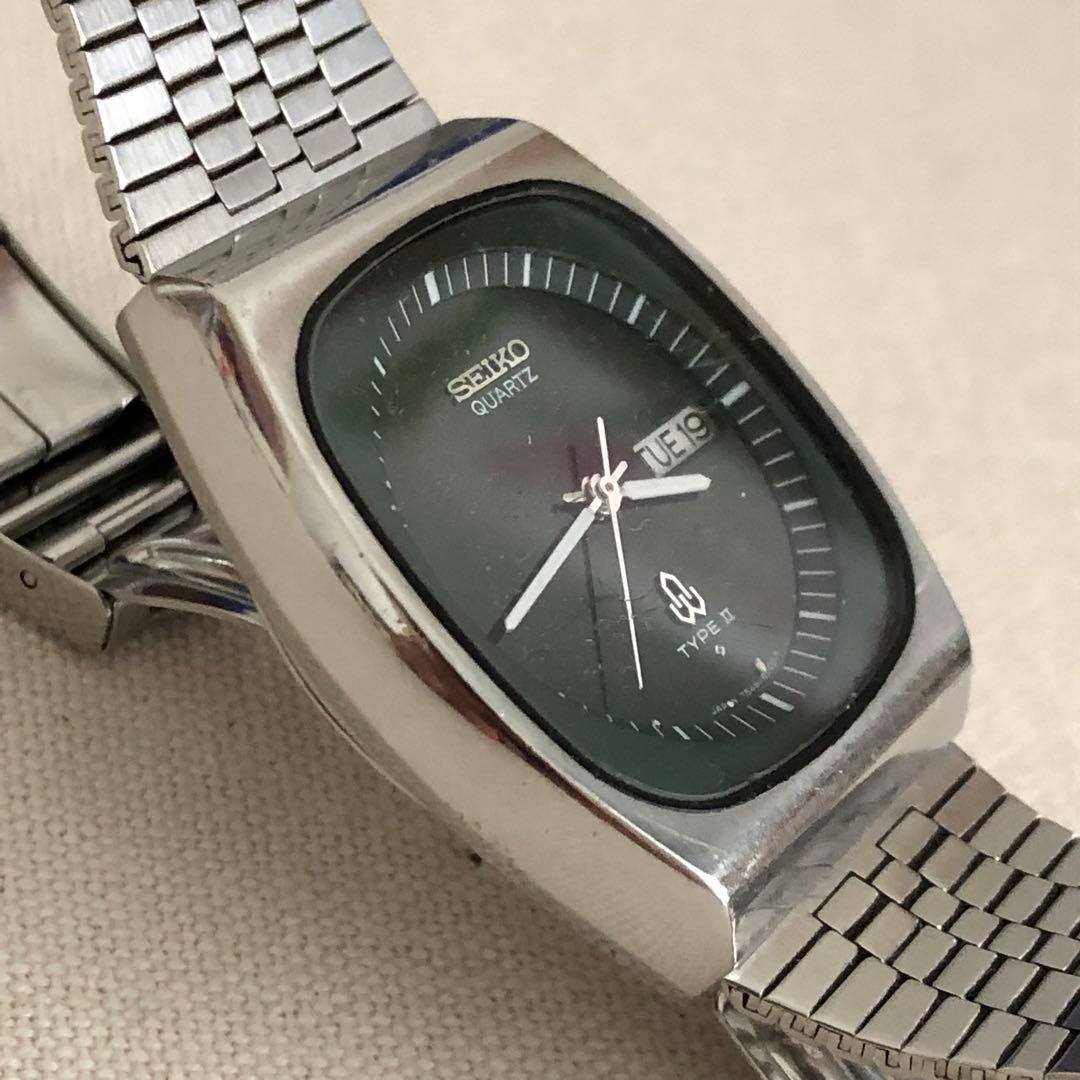 Seiko Type2 7546-6000 Quartz Watch Vintage 36mm Men’s