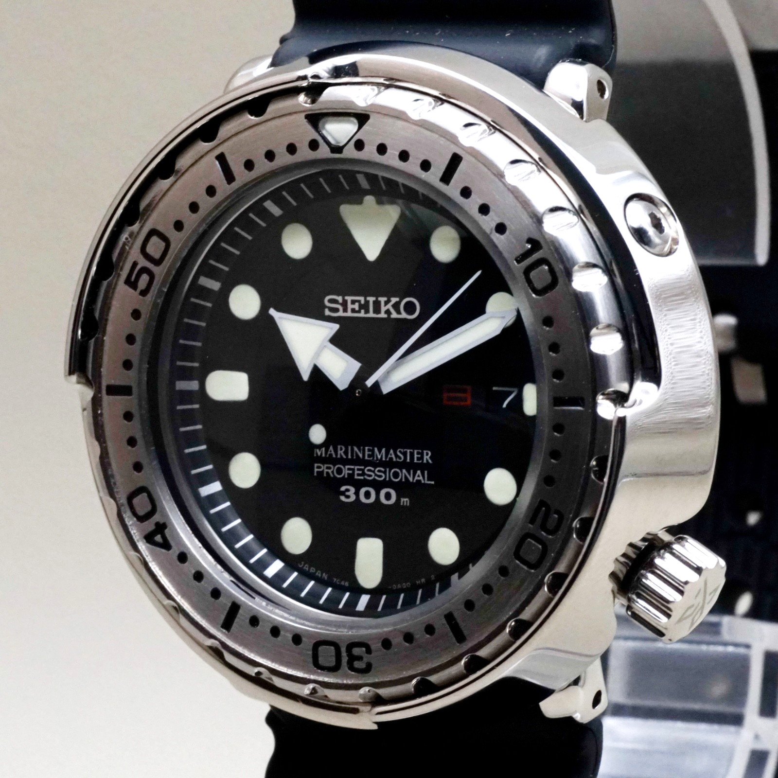 Full Set SEIKO Prospex Marinemaster SBBN033 7C46-0AG0 Men’s Quartz Watch 47mm