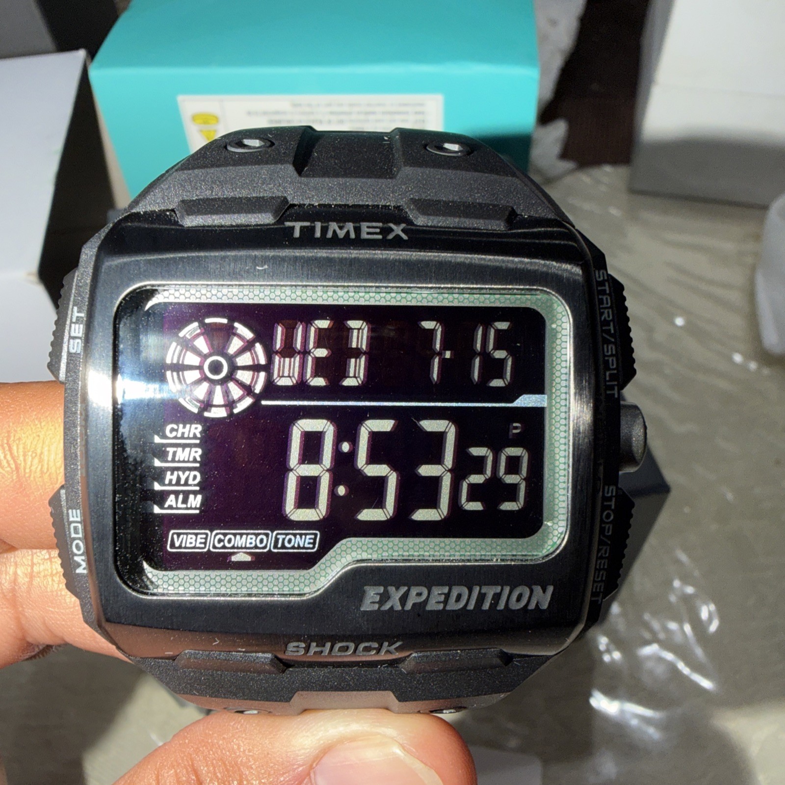 Timex Men’s Digital Expedition Grid Shock Watch 50mm TW4B24900