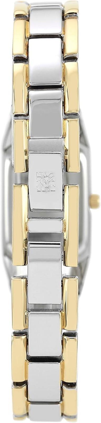 Elegant Women’s Bracelet Watch with Two-Tone Design and Crystal Embellishments