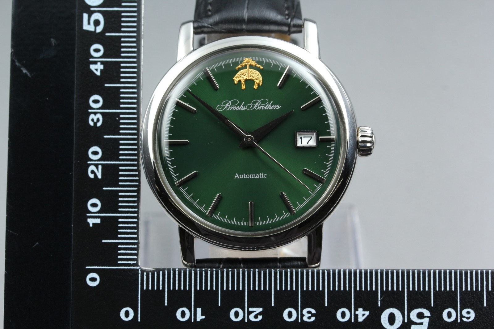 SEIKO Brooks Brothers NH35-0010 Green Dial Automatic Men’s Watch Made in JAPAN
