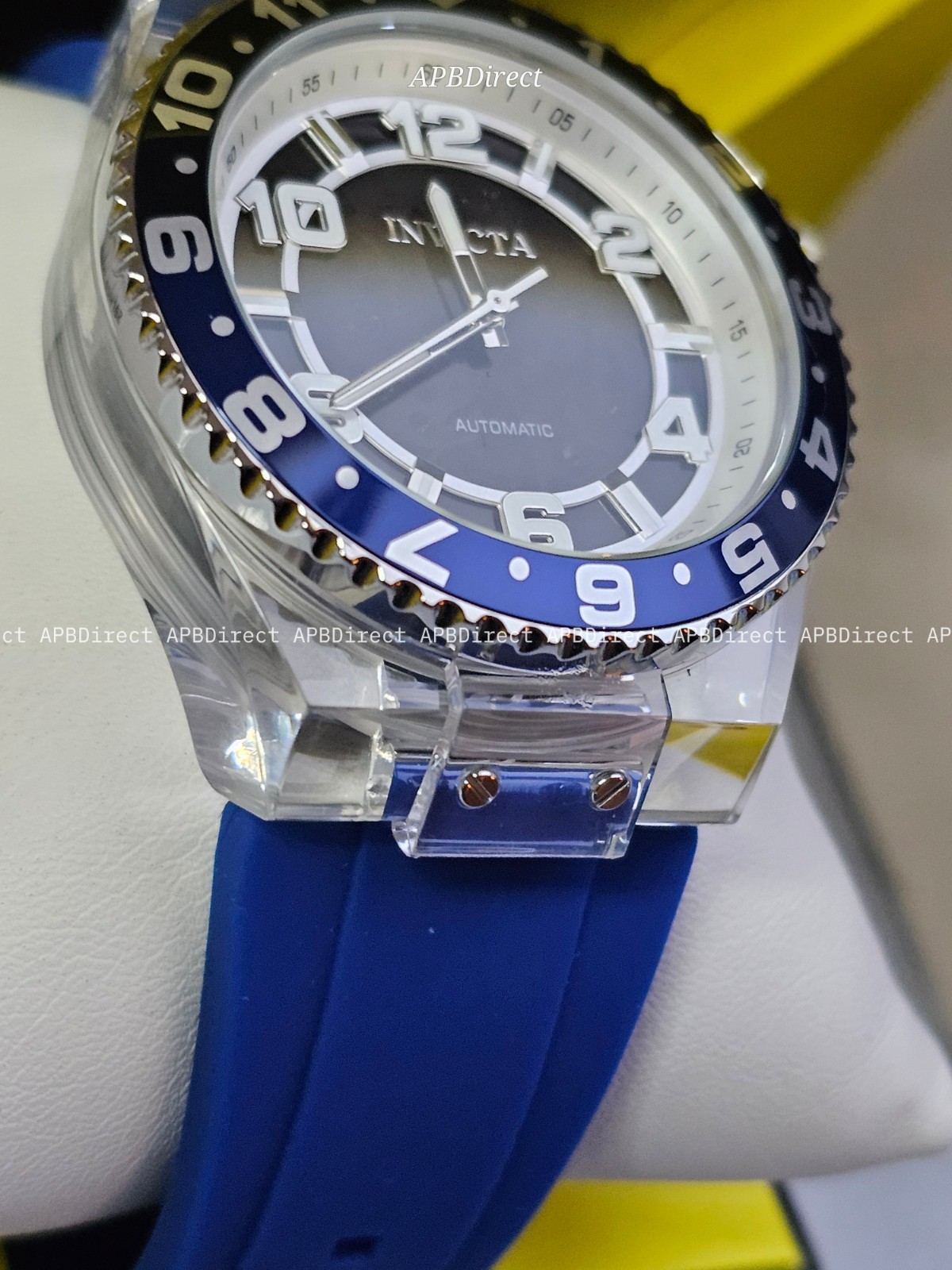 Invicta – Speedway – Mechanical AUTOMATIC – Clear Polycarbonate Case mens watch