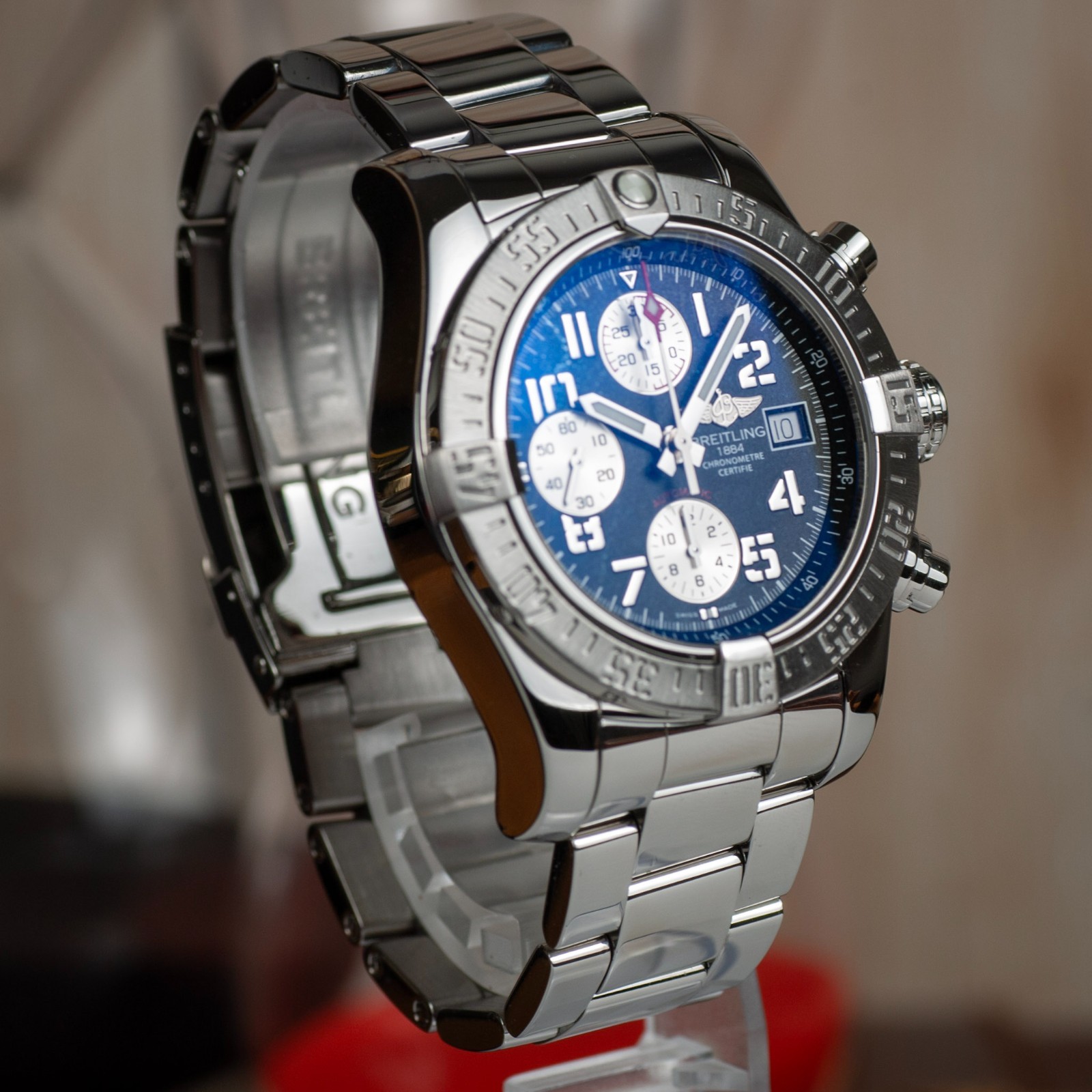 Breitling Avenger II Chronograph 43mm Full Set – Just Factory Serviced – A133811