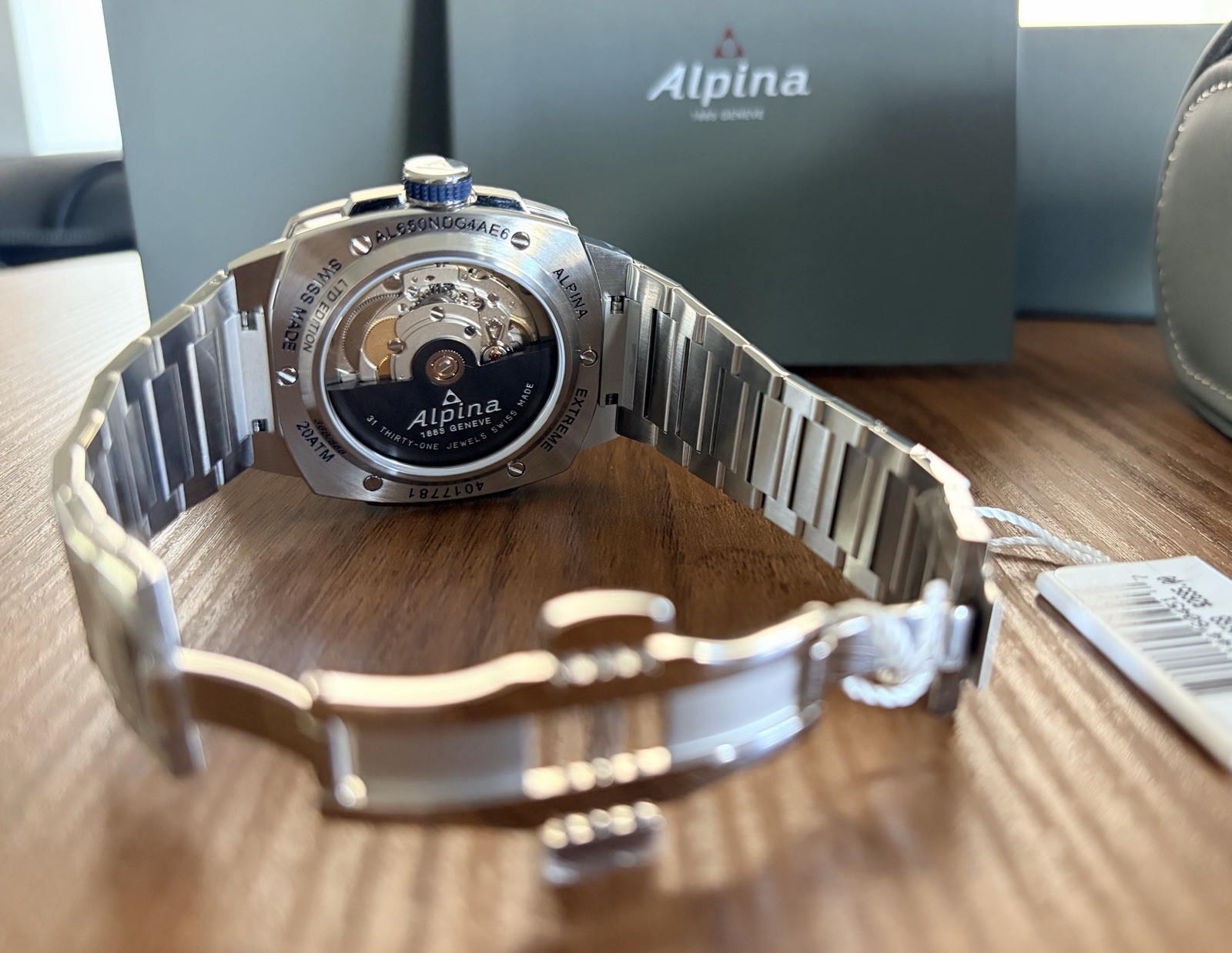 Alpina Extreme Regulator Automatic, 41mm, Blue Dial, Steel Bracelet