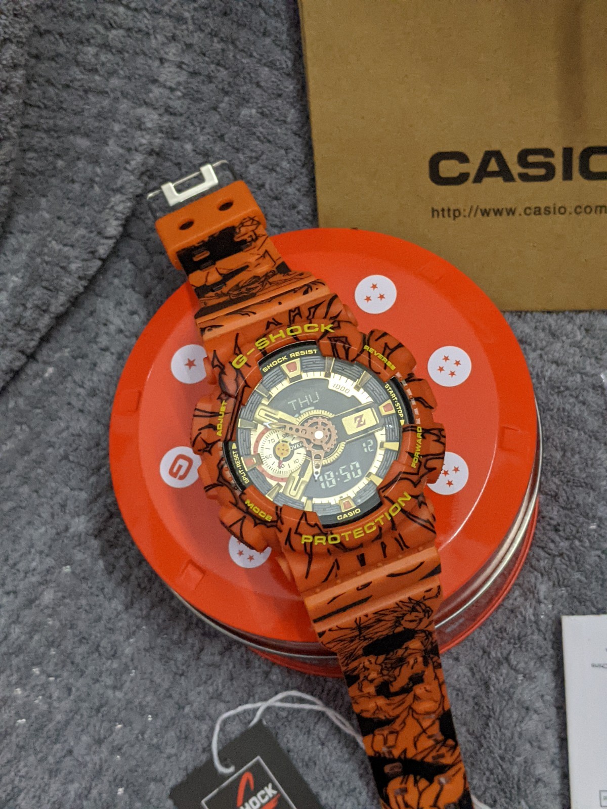 Casio G-Shock x Dragon Ball Z GA-110JDB-1A4 Son Goku Limited Edition Brand New