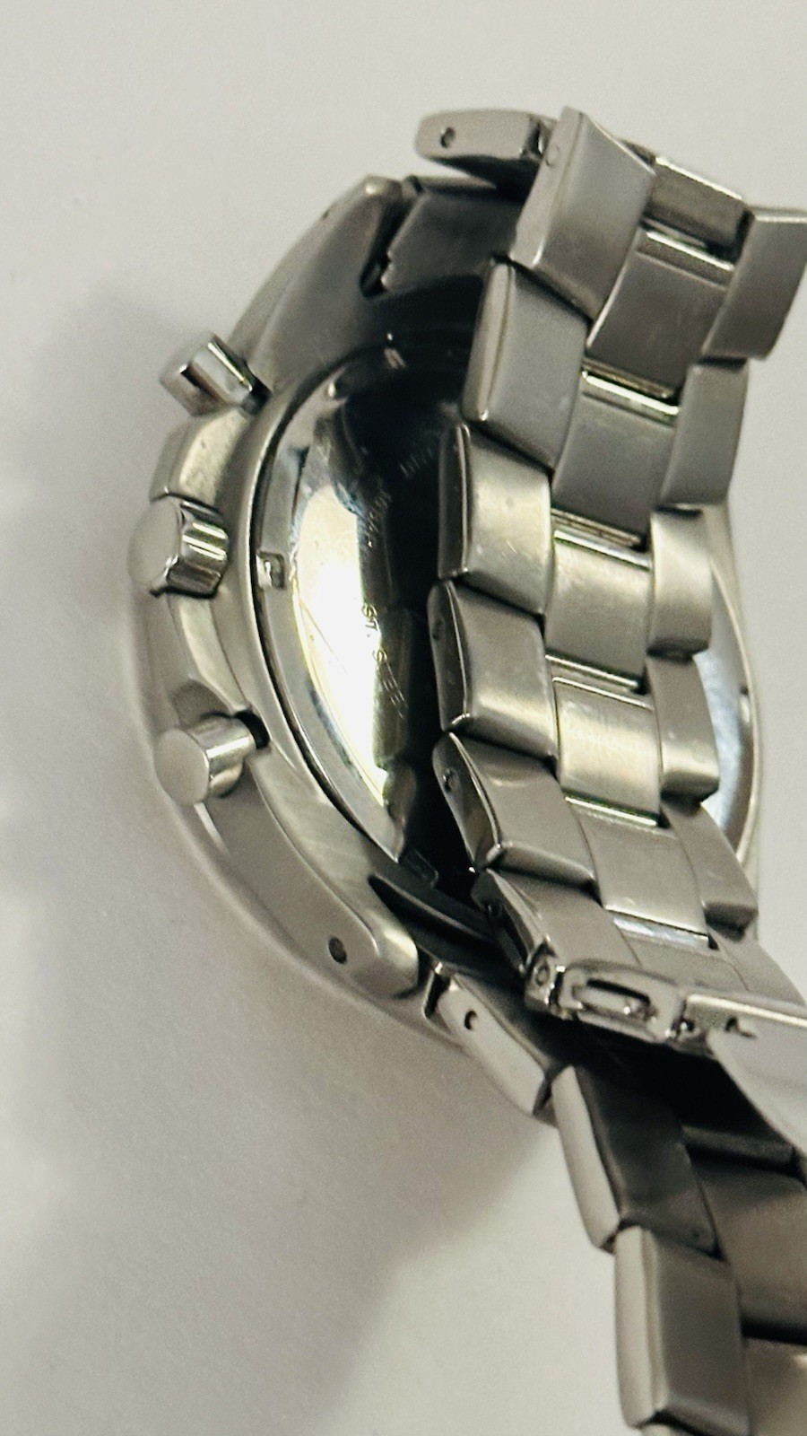 Pulsar Men’s Quartz Chronograph Tachymeter Date 100m Silver Steel Watch