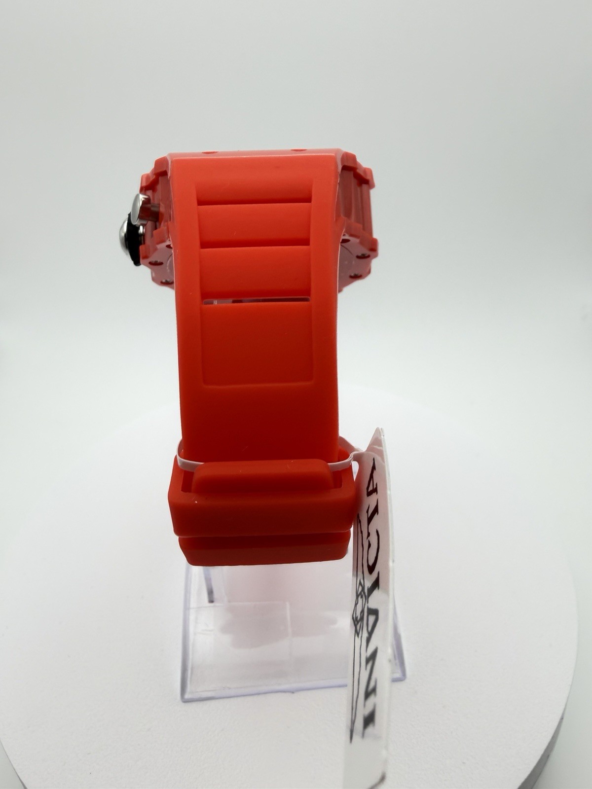 69676-Invicta Racing Vaulthan Men’s Watch 44mm Red Dial Red Silicone Strap.