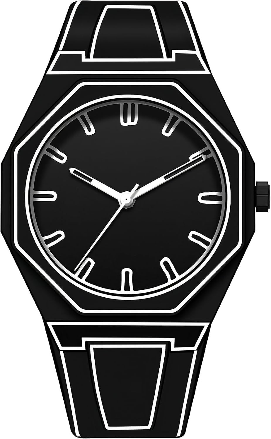 Creative Unisex Sketch Anime Style Women’S Men’S Quartz Wristwatch | Personality