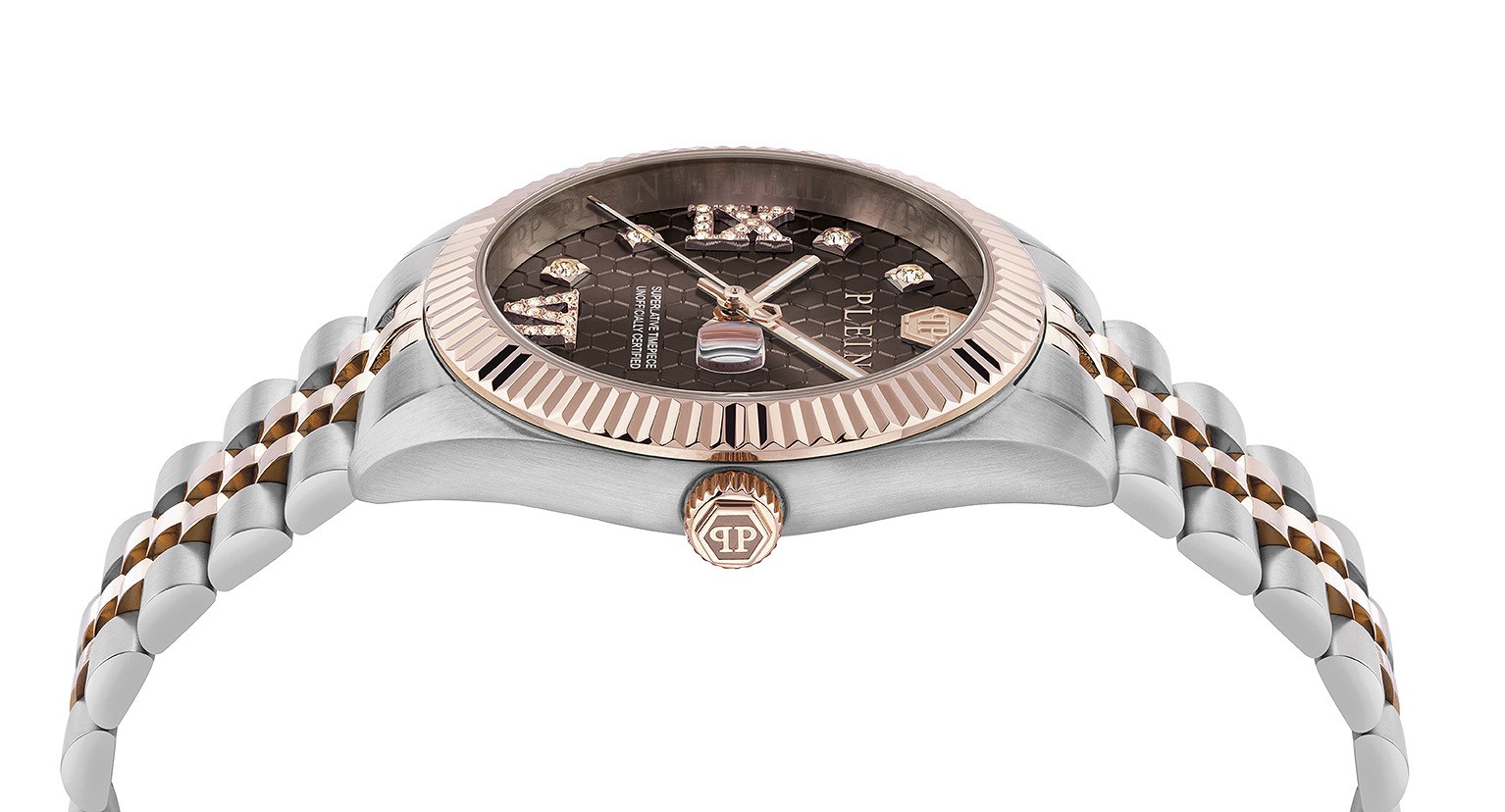 Philipp Plein Multicolour Womens Analogue Watch Date Superlative PWYFA0325