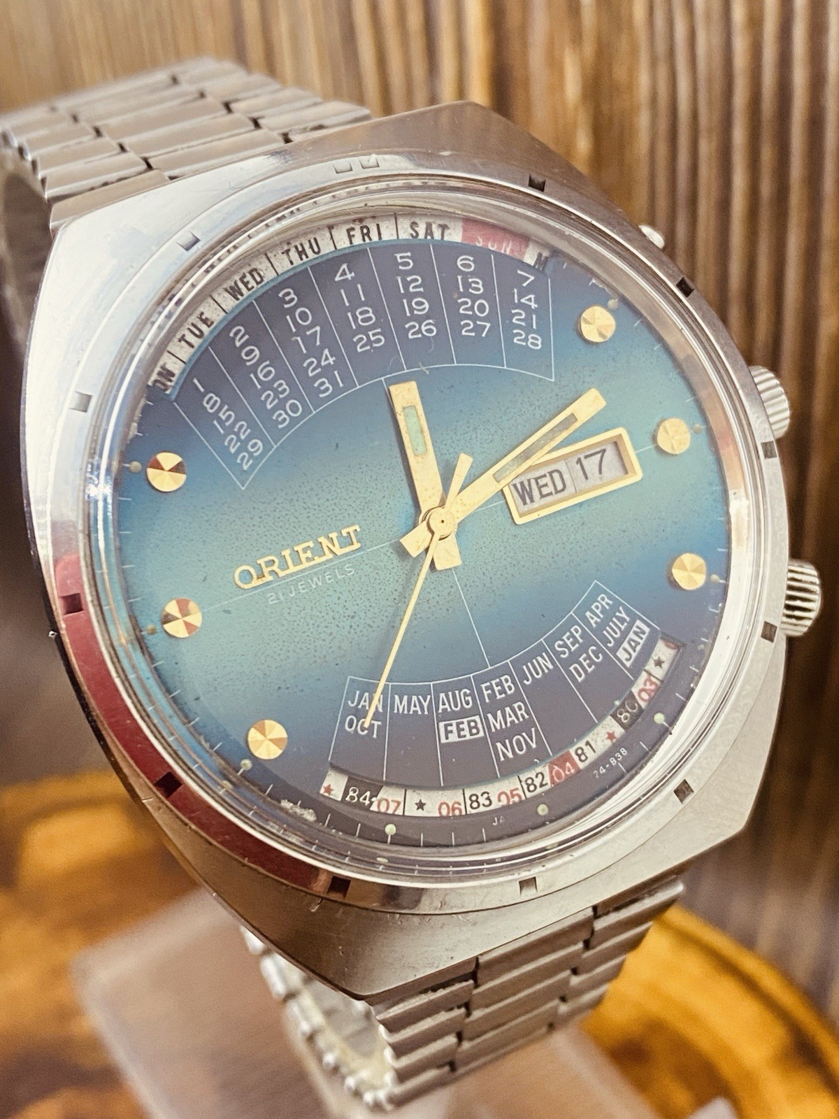 Watch Orient College Perpetual Multi Year Calendar Automatic Vintage #8358