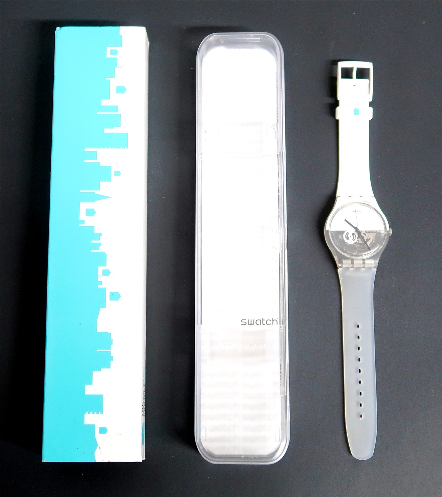 Swatch Watch UNDERWATER THE WATER TANK PROJECT SUOW107C w/ Case and Papers 2014