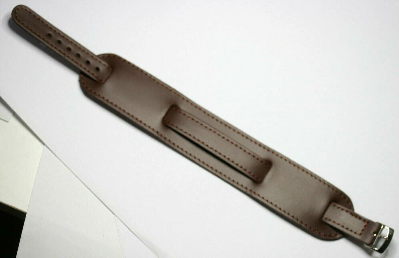 WW1 MILITARY TRENCH WATCH LEATHER STRAP GENTS LENGTH 10MM 12MM 14MM HAND MADE