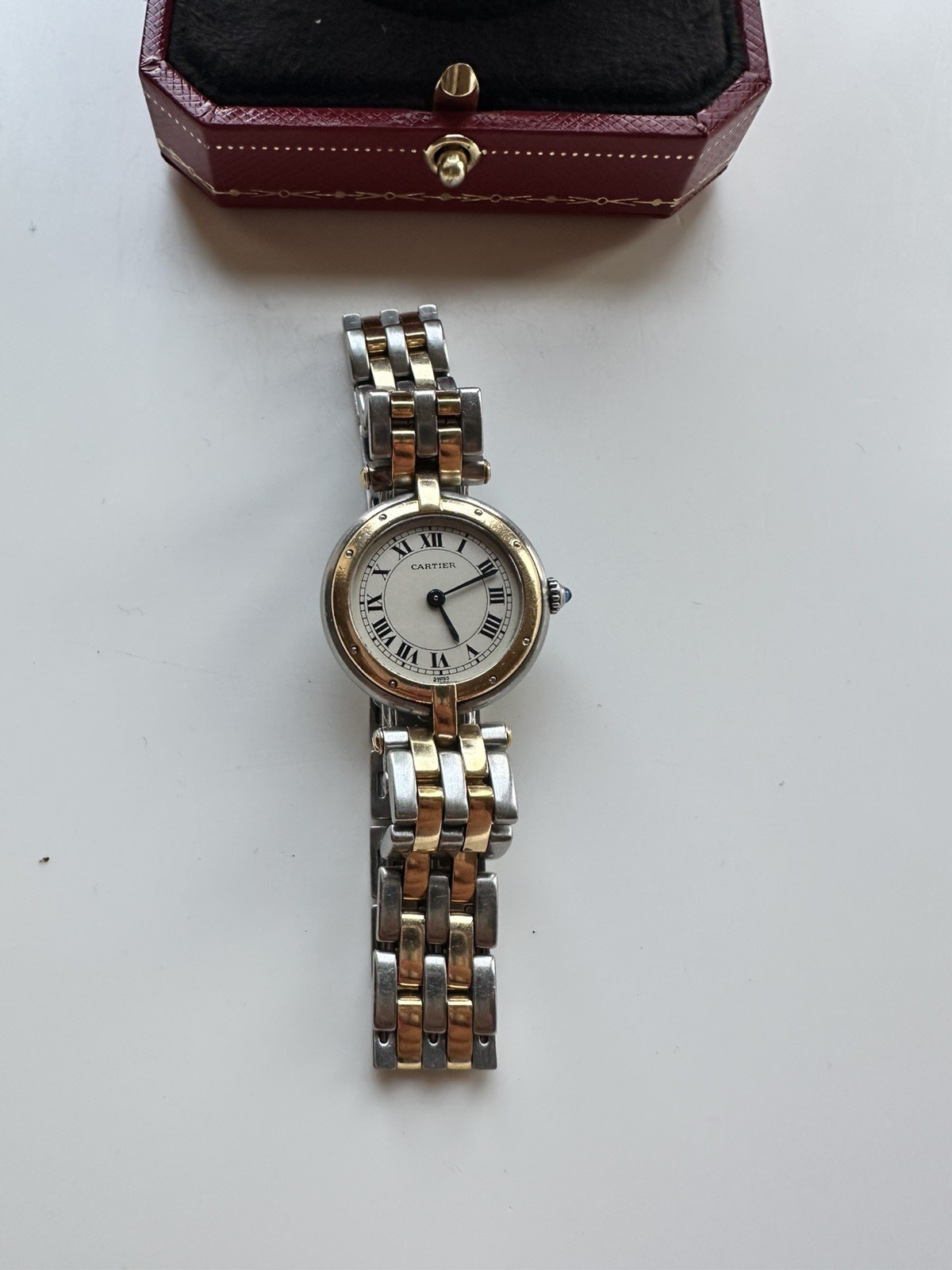 Cartier Panthere Vendome Small Vintage watch stainless steel 18k gold 12851