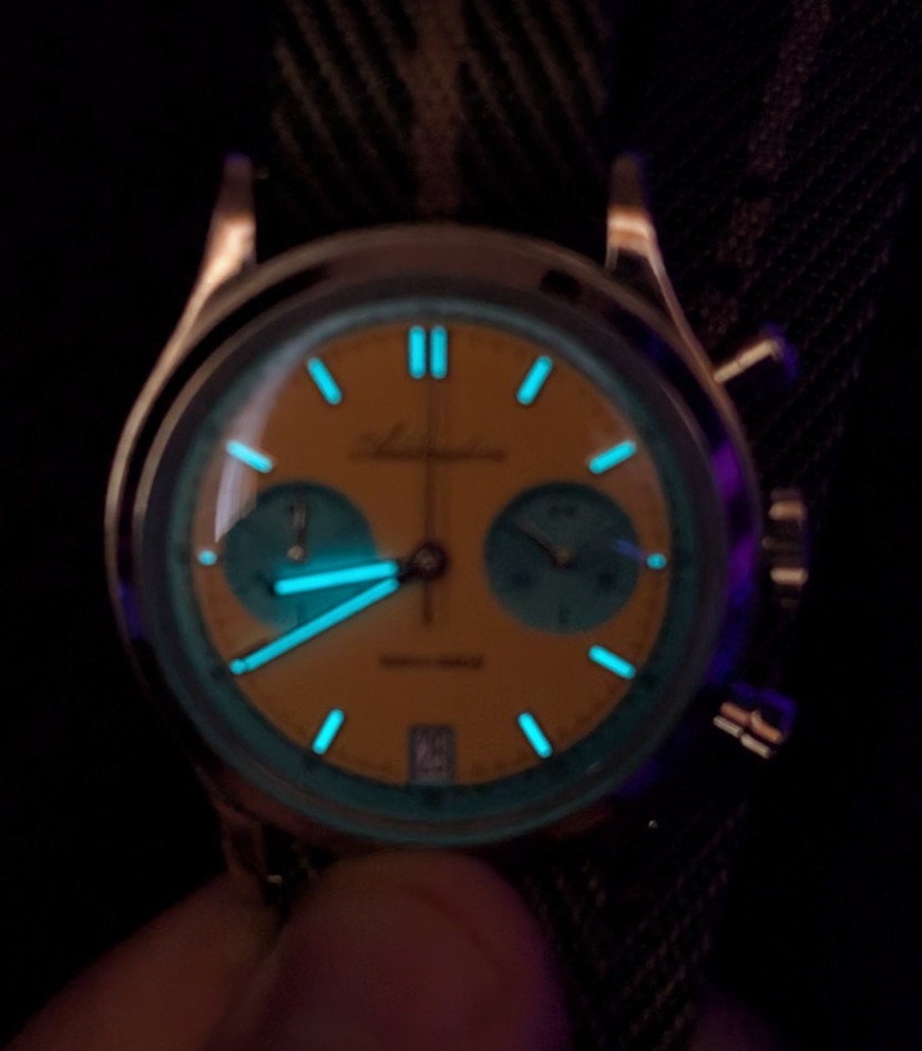 Addiesdive 2095 – bicompact chronograph – BGW9 lume