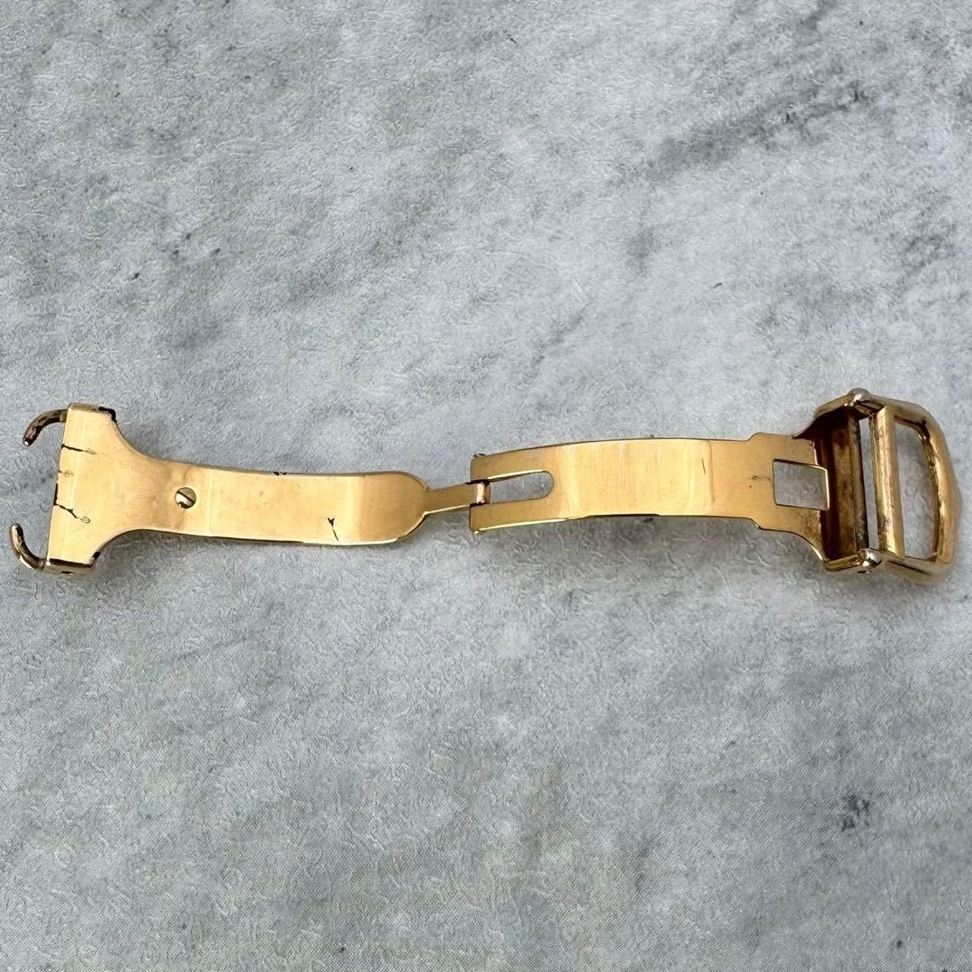 Cartier D-Buckle 14mm Gold Stainless Steel Watch Clasp Japan 071221
