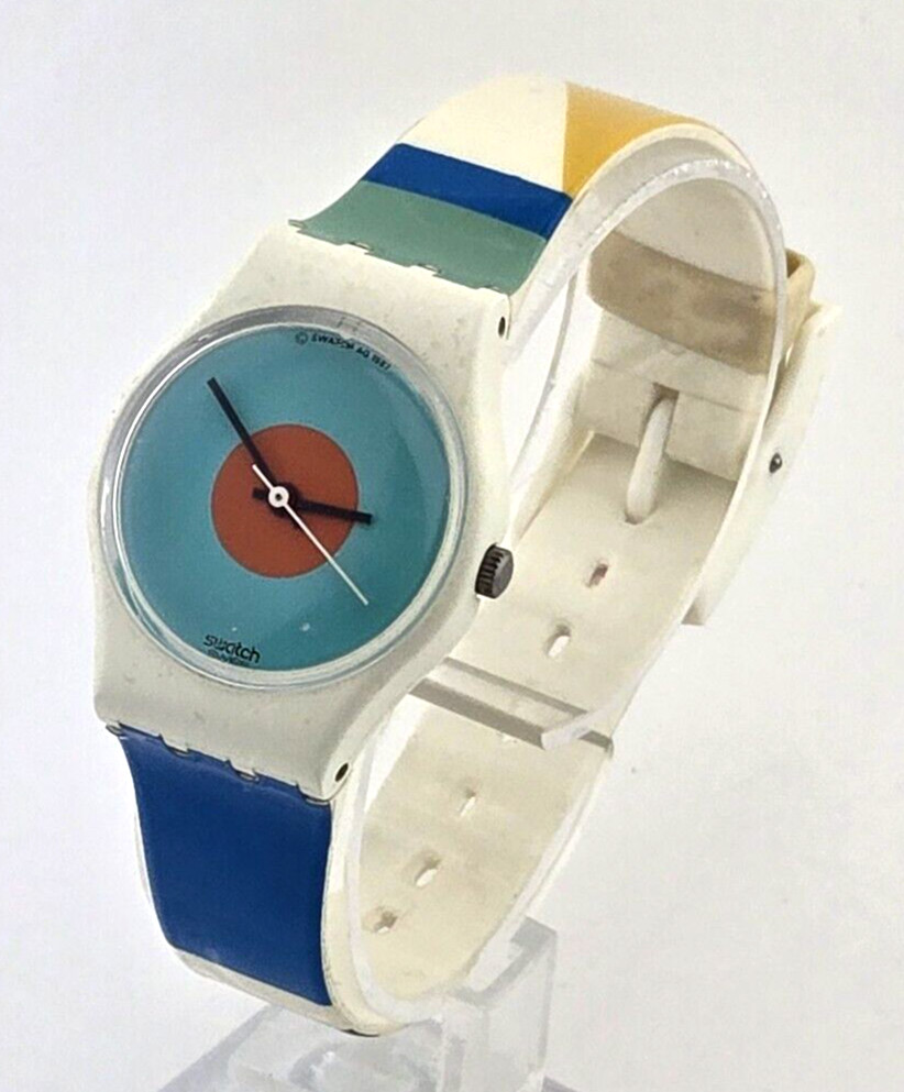 SWATCH Nab Light Womens Watch LW-118 Original Band 1987 (released 1988) NEW BATT