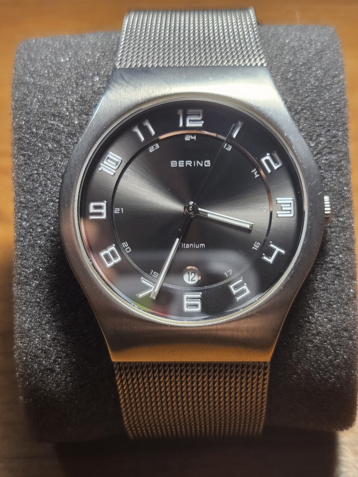 BERING 37mm ultra light, durable Titanium steel , 7mm super thin, sapphire glass