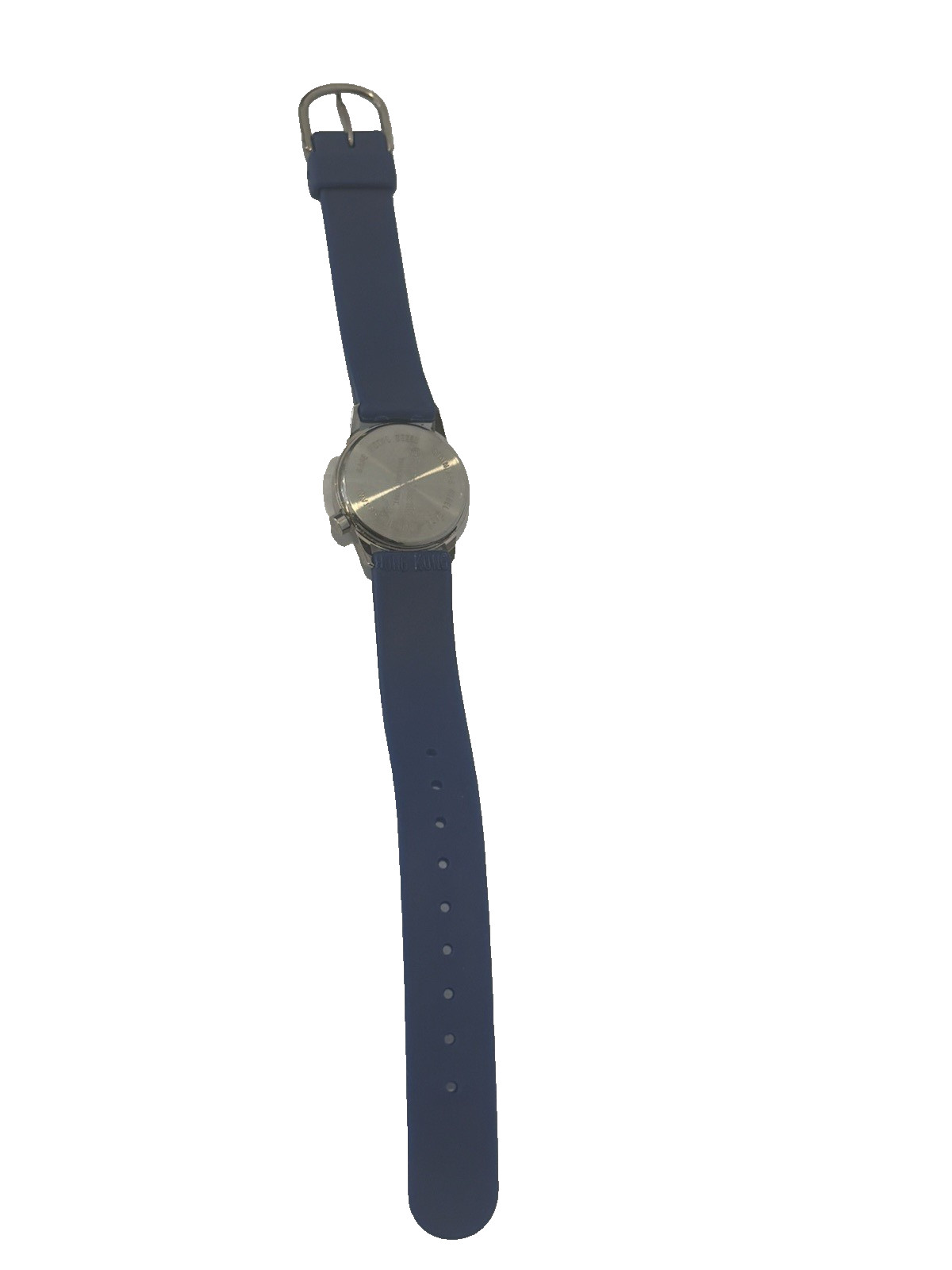 Vintage 1989 GUESS Watch Blue Grid Dial Geometric Sport Minimalist WORKING