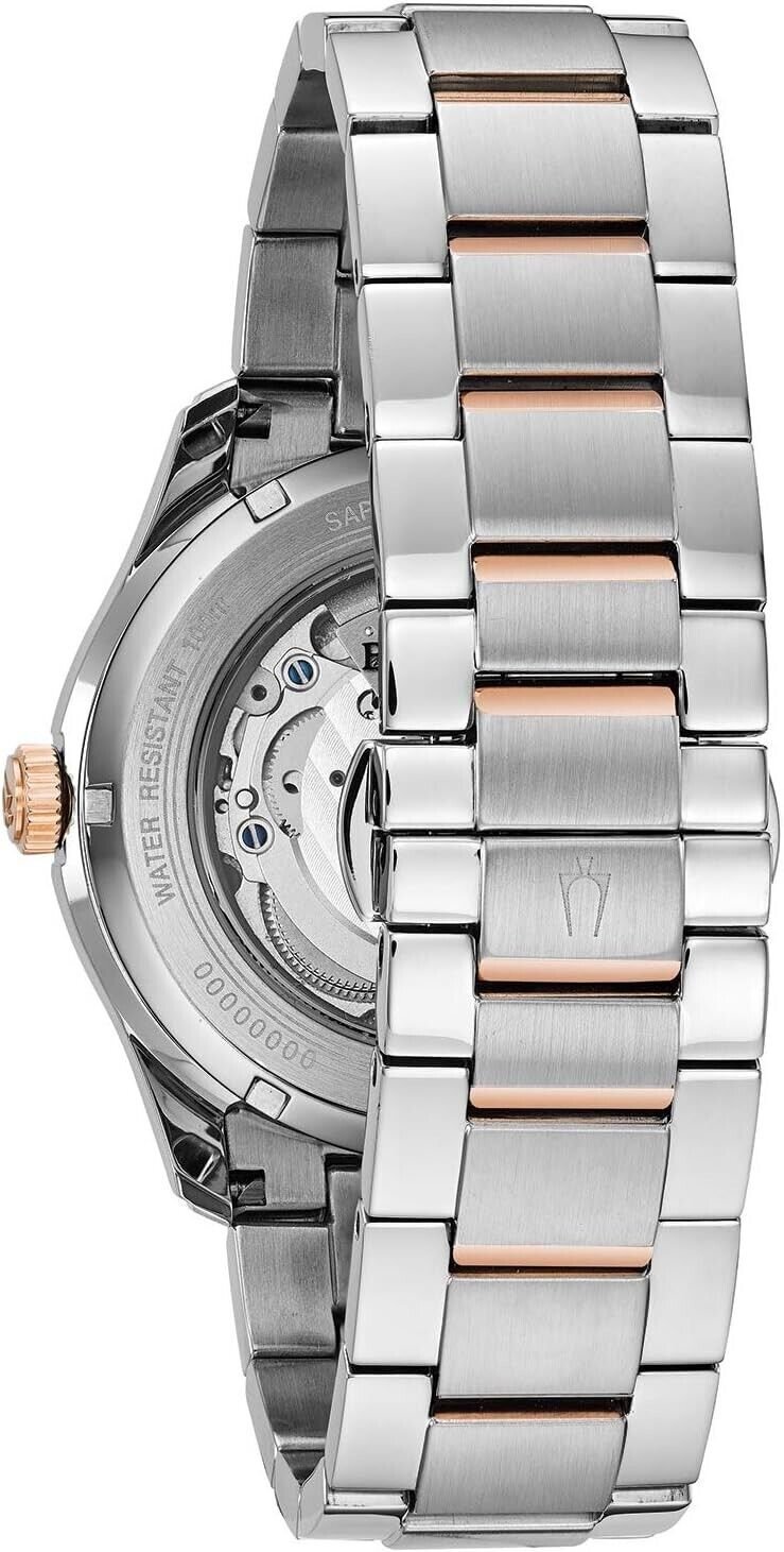 DEFECTIVE Bulova 98A213 Wilton Men’s Automatic Watch Stainless Steel Band