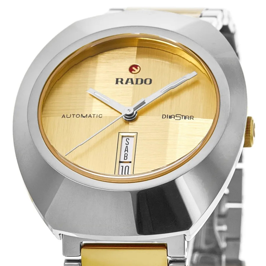 New Rado Original Automatic DiaStar Yellow Dial Two-Tone Men’s Watch R12160253