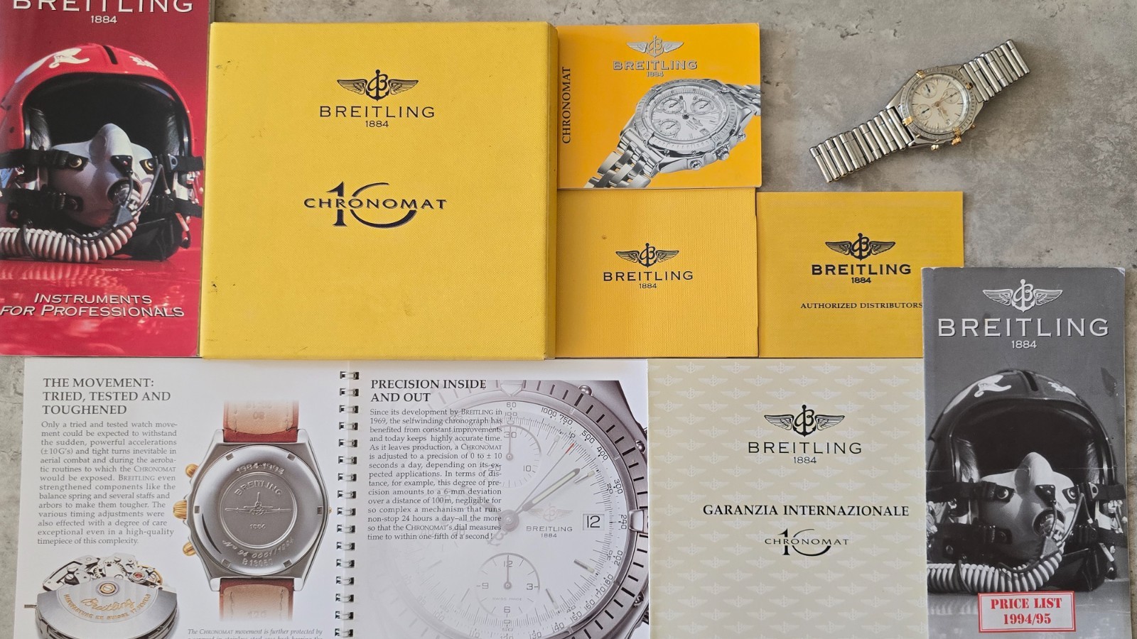 Limited Edition Breitling Chronomat, Rouleaux Bracelet – Serviced, Full Set!