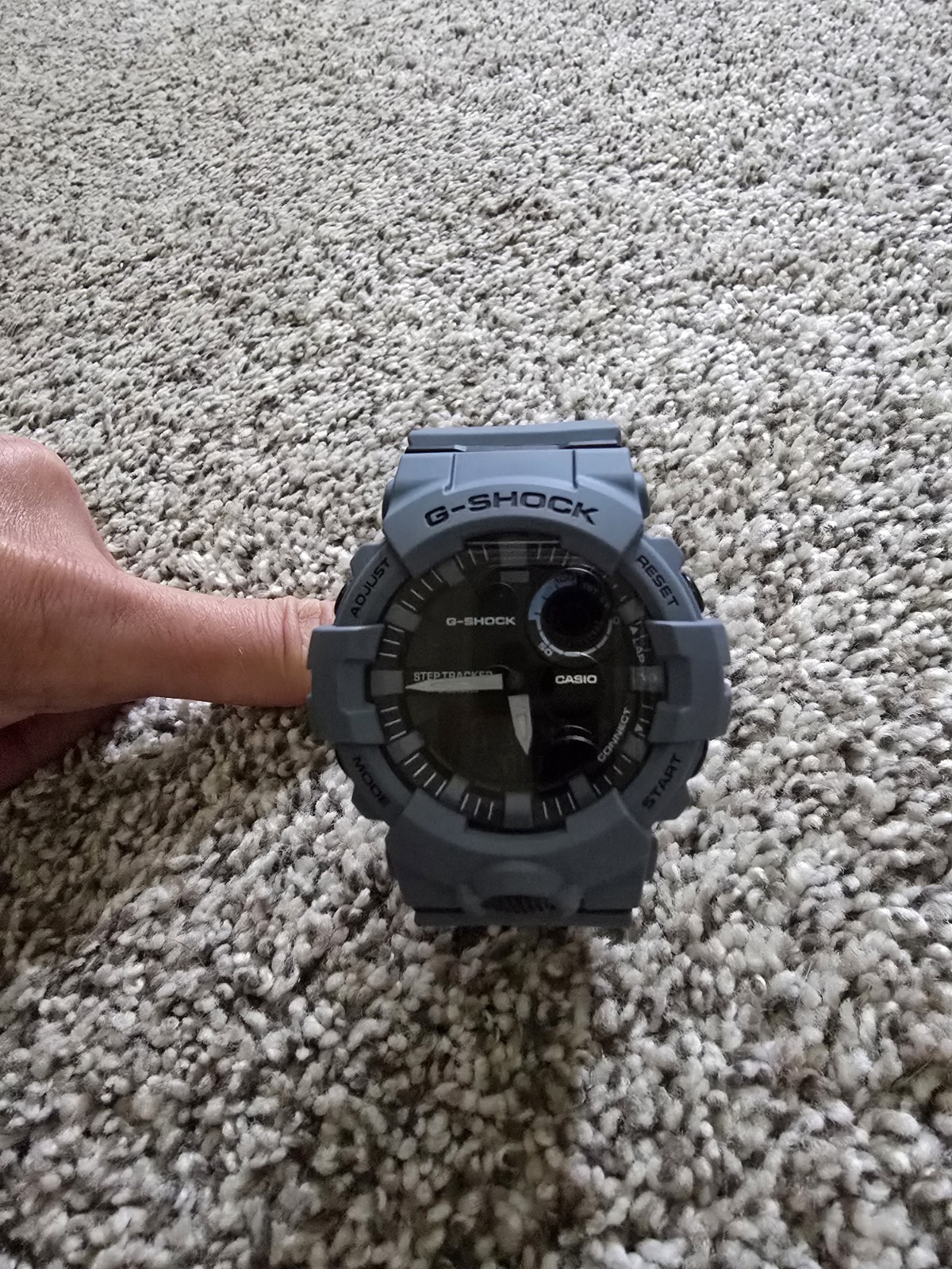 New Casio G-Shock GBA800UC-2A Ana-Digital Gray / Blue Resin Men’s Wristwatch