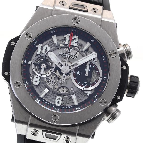 Hublot Big Bang Unico Titanium 411.NX.1170.RX 49mm Ti Skeleton Dial Watch #C1571