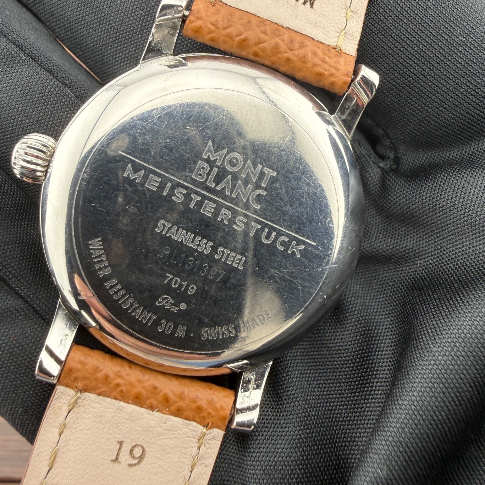 Men’s Watch Montblanc Meisterstuck Ref:7019 Automatic Age Steel 1 13/32in