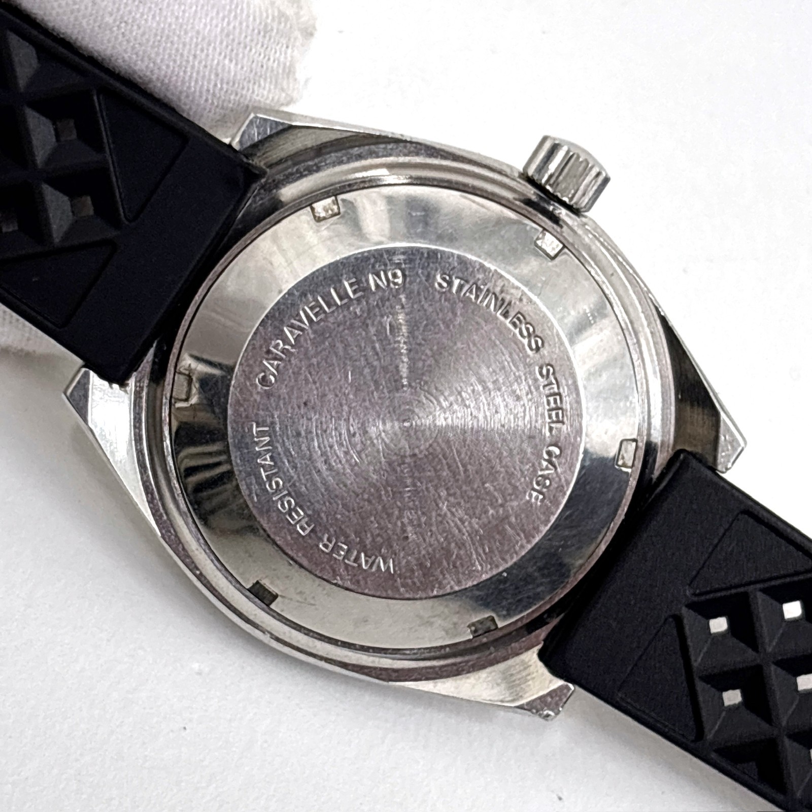 Vintage 1979 Caravelle Devil Diver Automatic 38mm Ghost Bezel 666ft West Germany