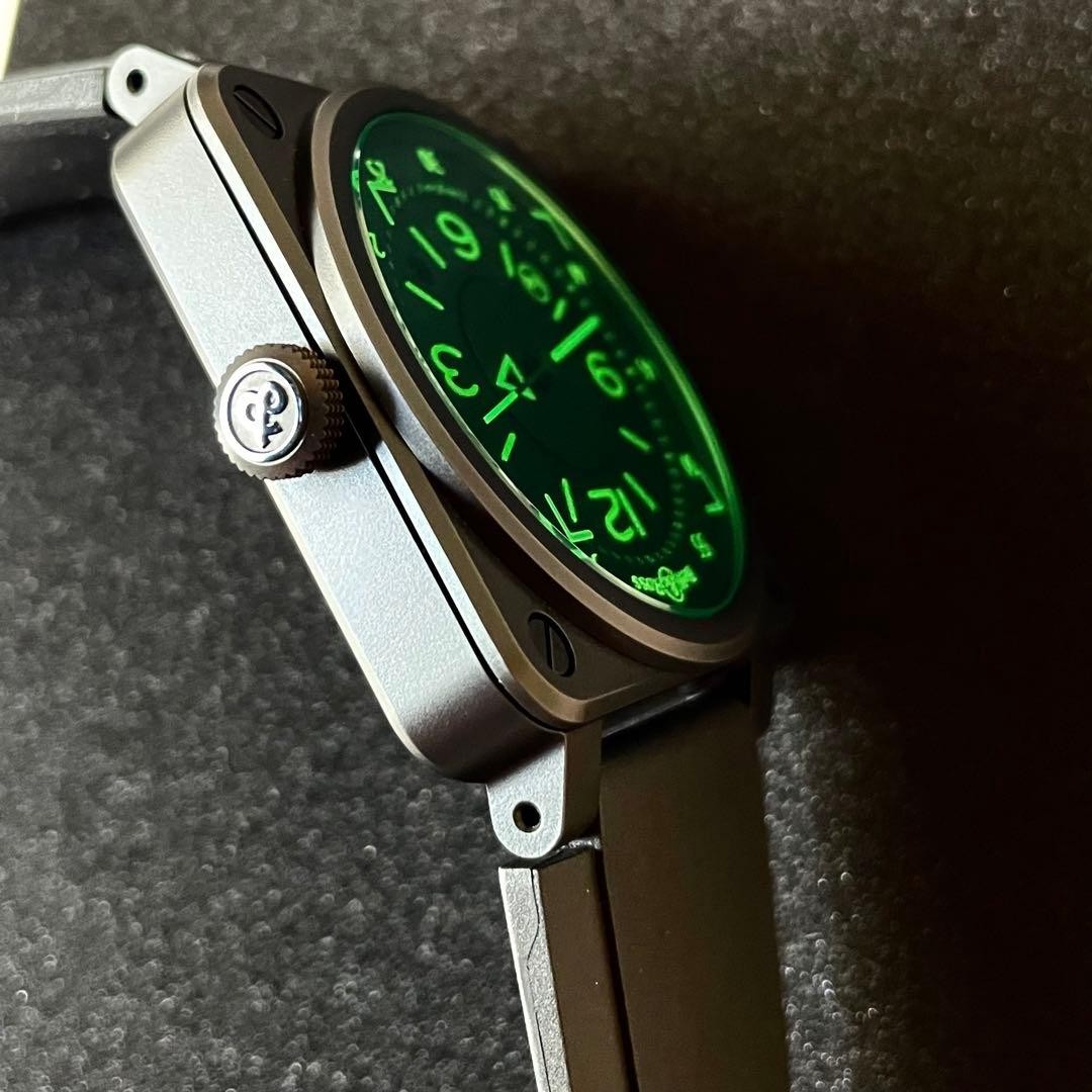 [LIMITED EDITION 999] Bell & Ross BR 03-92 HUD Ceramic Green Dial