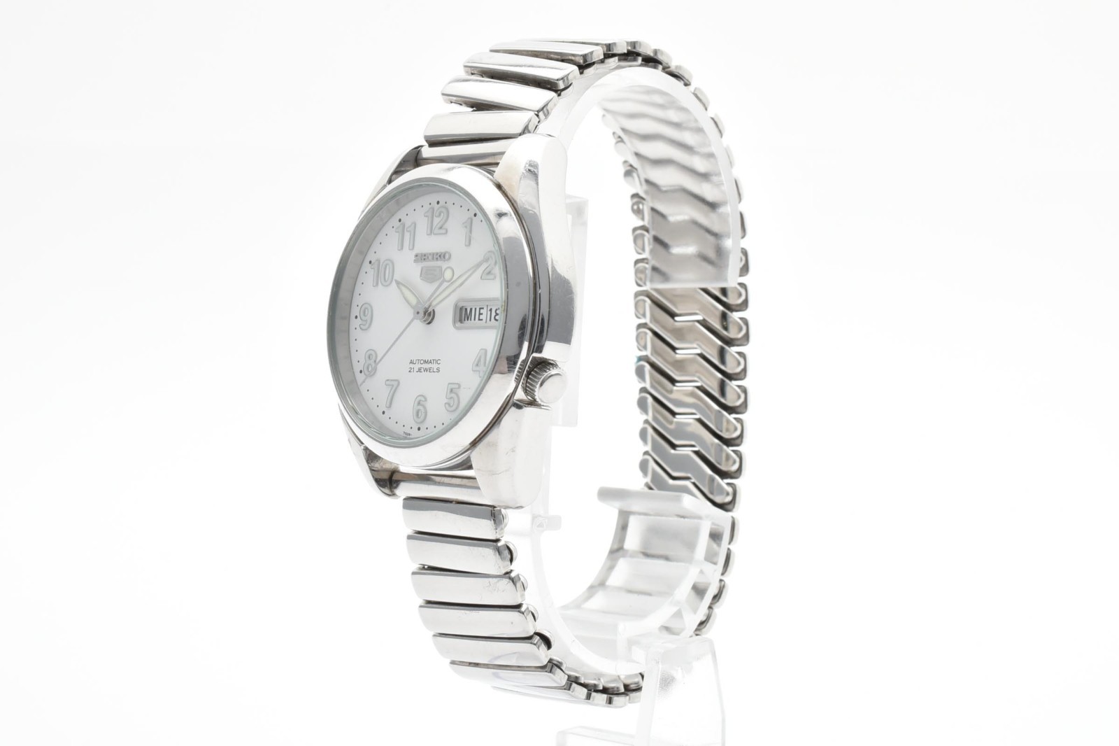 [EXC+5] Seiko 5 Sports 7S26-01V0 Automatic White Dial Arabic 36mm Men’s Watch JP