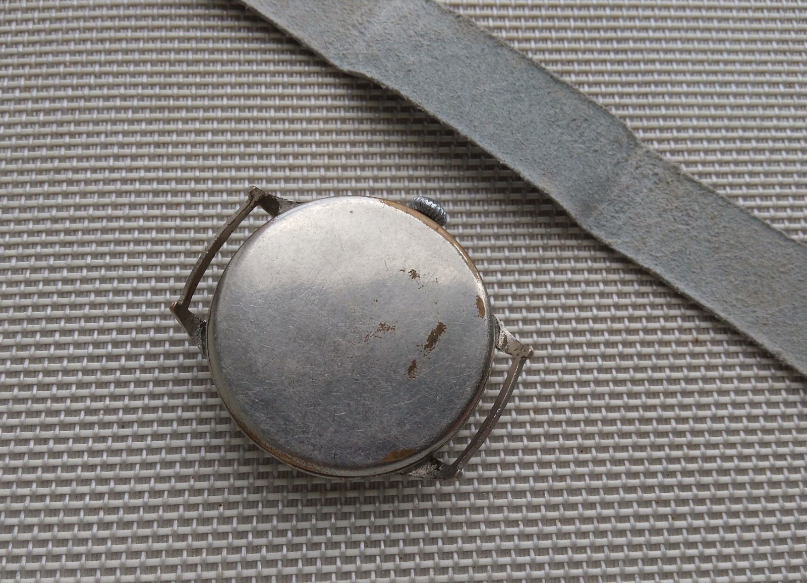 Rare OVERSIZE 38 mm. Soviet Molnija Watch USSR 1951 Military Style SERVICED