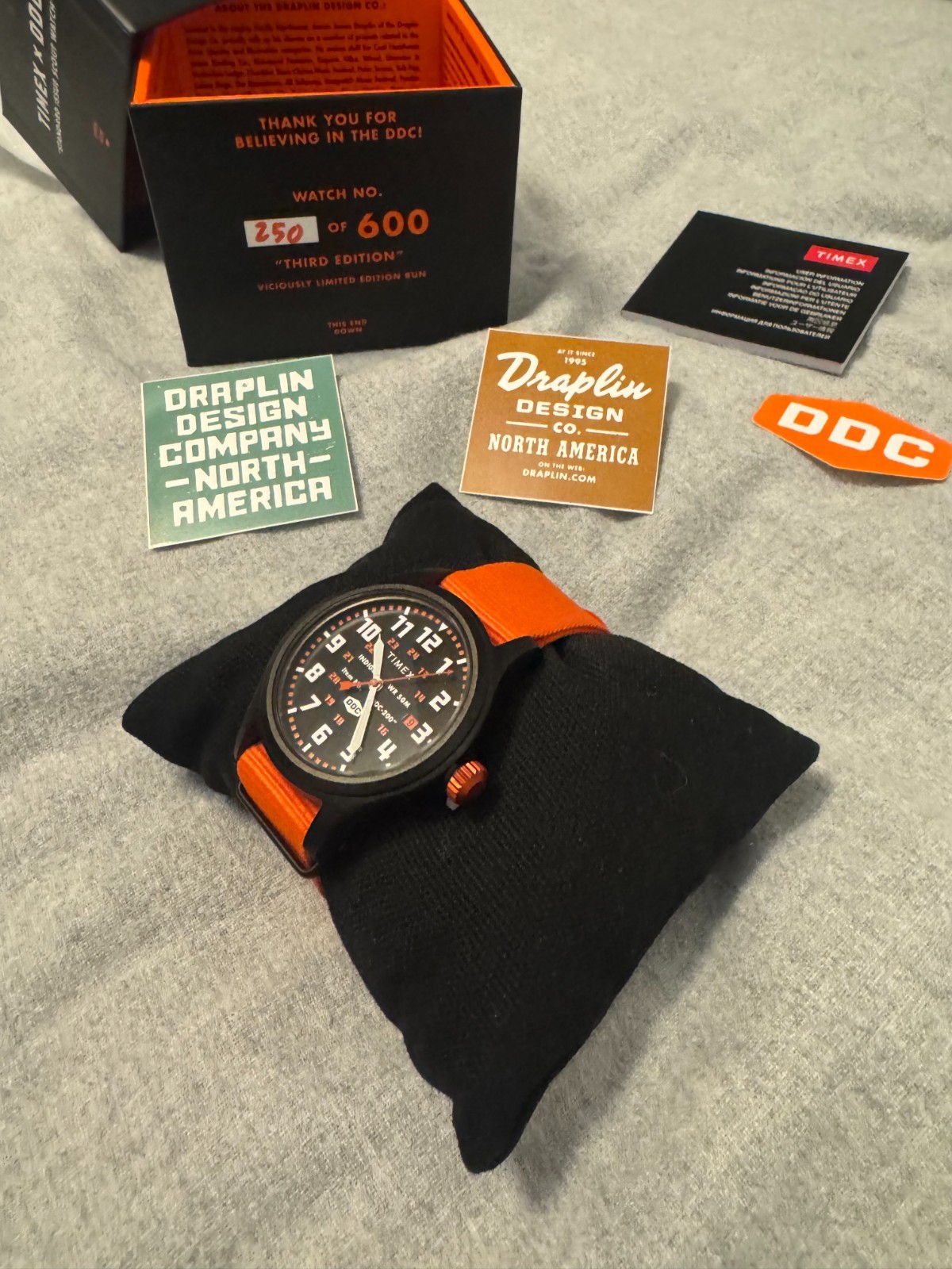 Timex x DDC-200 Standard Issue Scout Watch 40mm Complete w Box US Seller