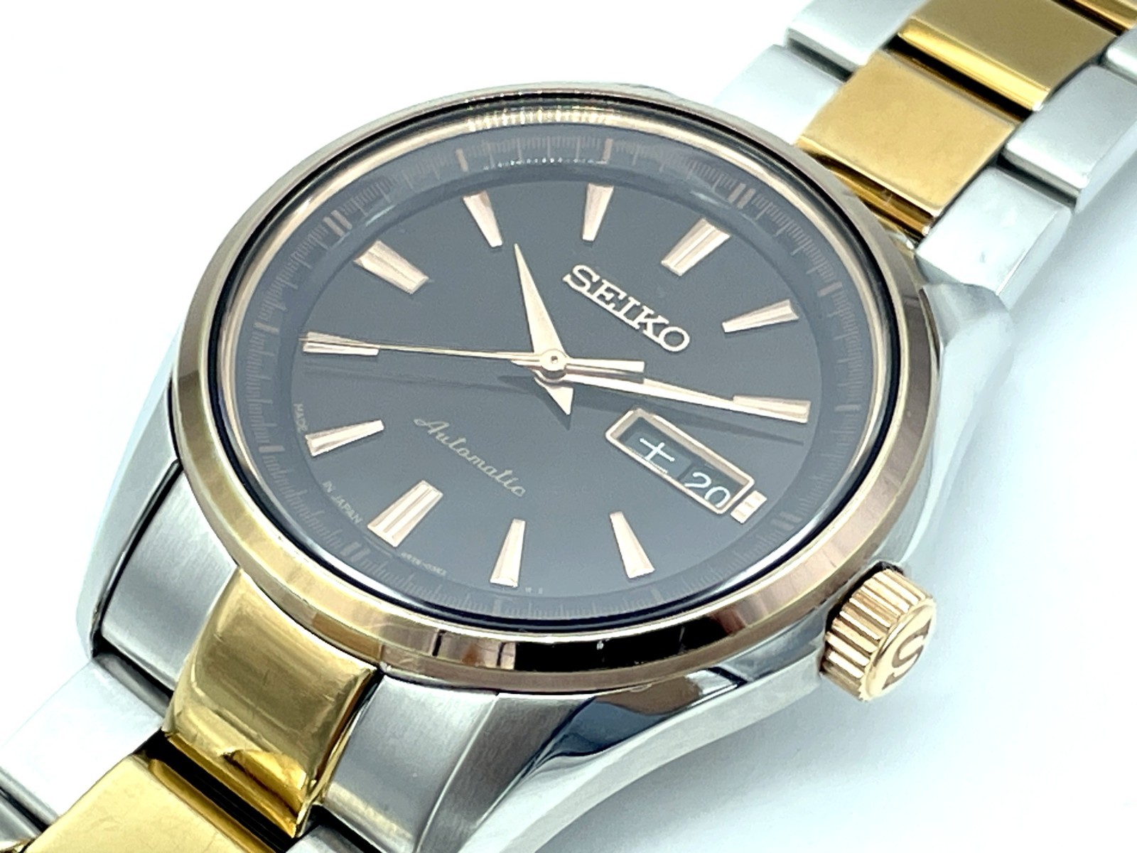 Near MINT SEIKO PRESAGE Automatic Watch Dark brown Dial 24Jewels 4R36-03H0 Boxed