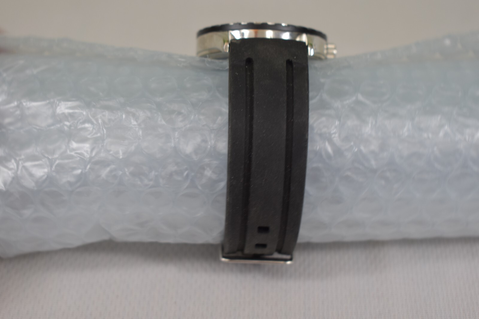 Men’s Watch Tachymeter Rubber/ Plastic Band Stainless Steel