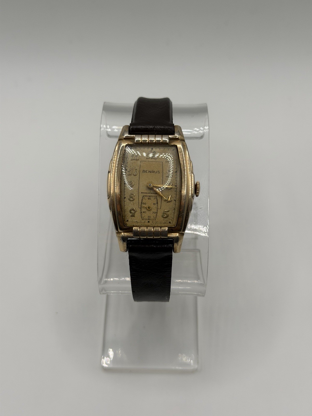 Vintage Benrus Gold Filled Art Deco “Tank” Watch (Runs Great) Read Desc.