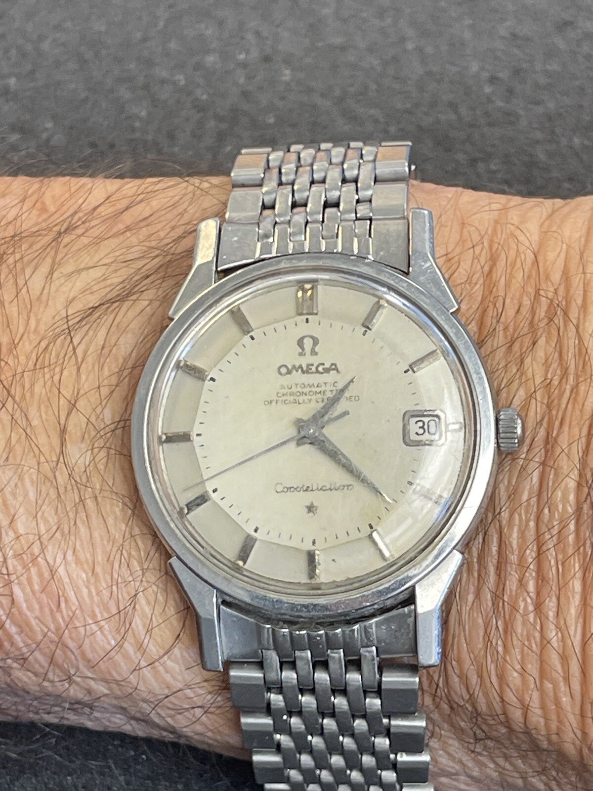 1964 Omega Constellation Cal. 561 Pie Pan Watch..TJ636
