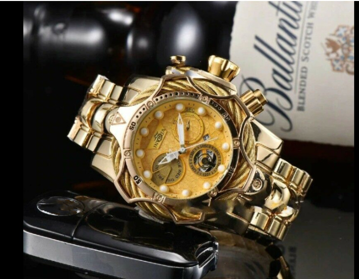 2025 New Luxury Design Large Dial Steel Band Wristwatch Dominant Outgoing Style