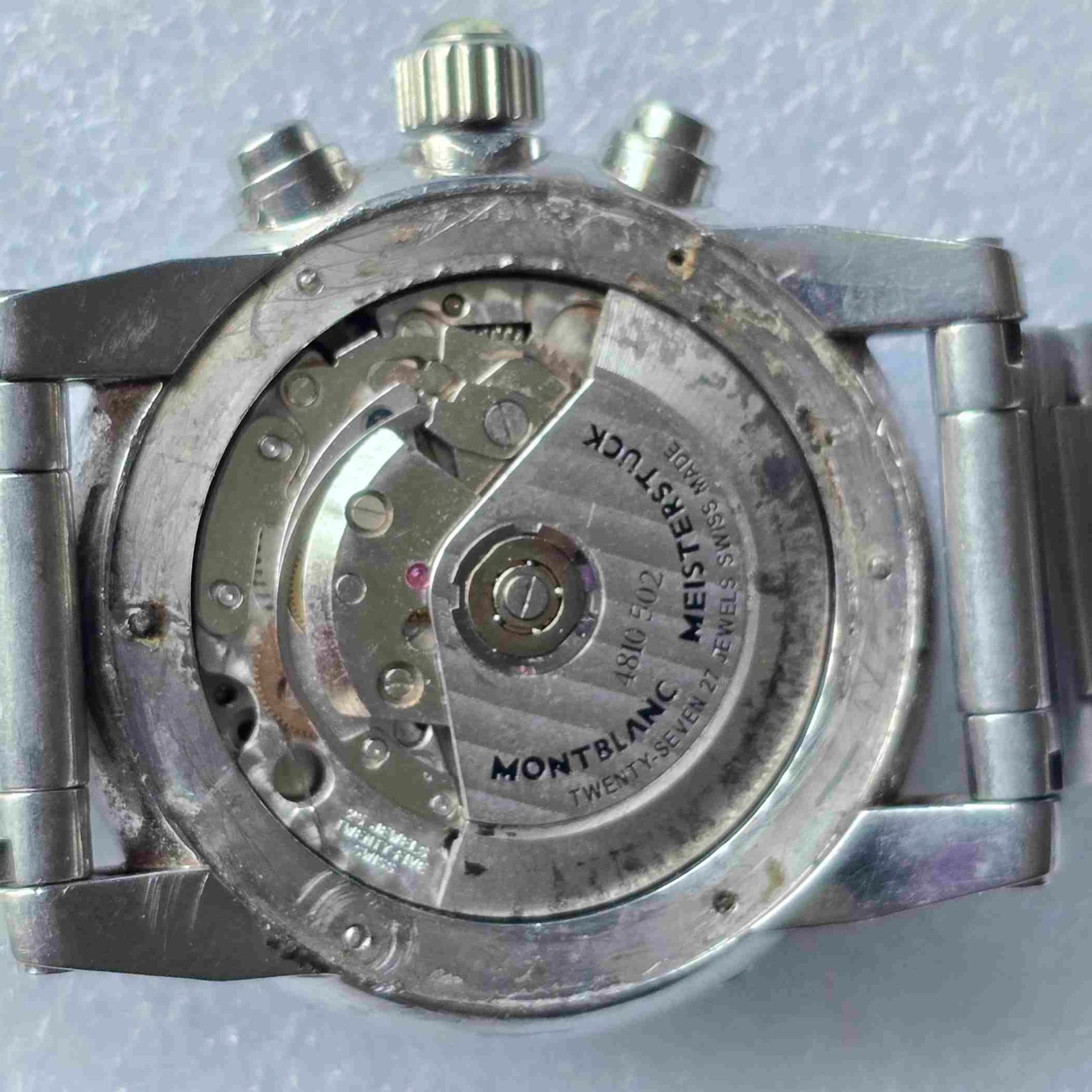 MONTBLANC TIMEWALKER Chronographe. Ref : 7069. Cal: 4810. For Parts/Repairs