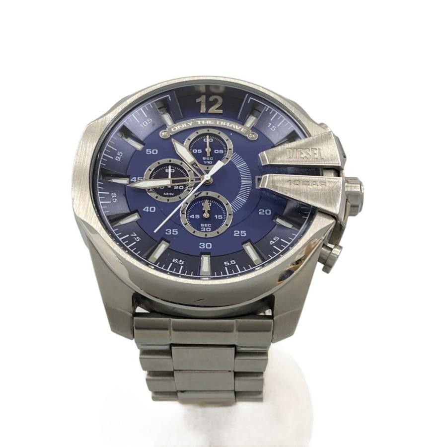 DIESEL DZ-4417 Case Size 5.9 ×5.8cm Wrist Size 19cm Used Watch #7117
