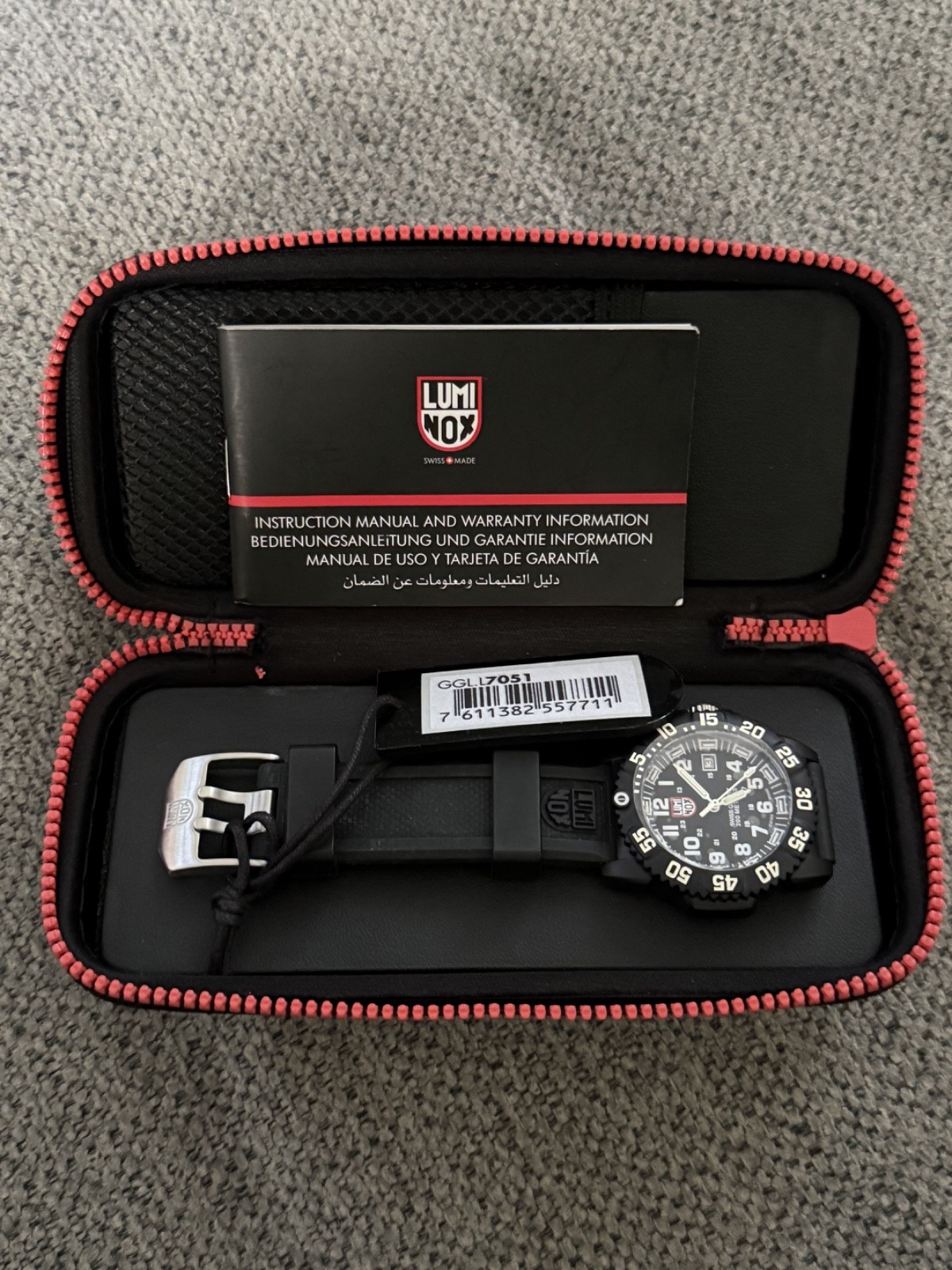 Luminox Watch 7051 38mm Navy Seal Divers Watch