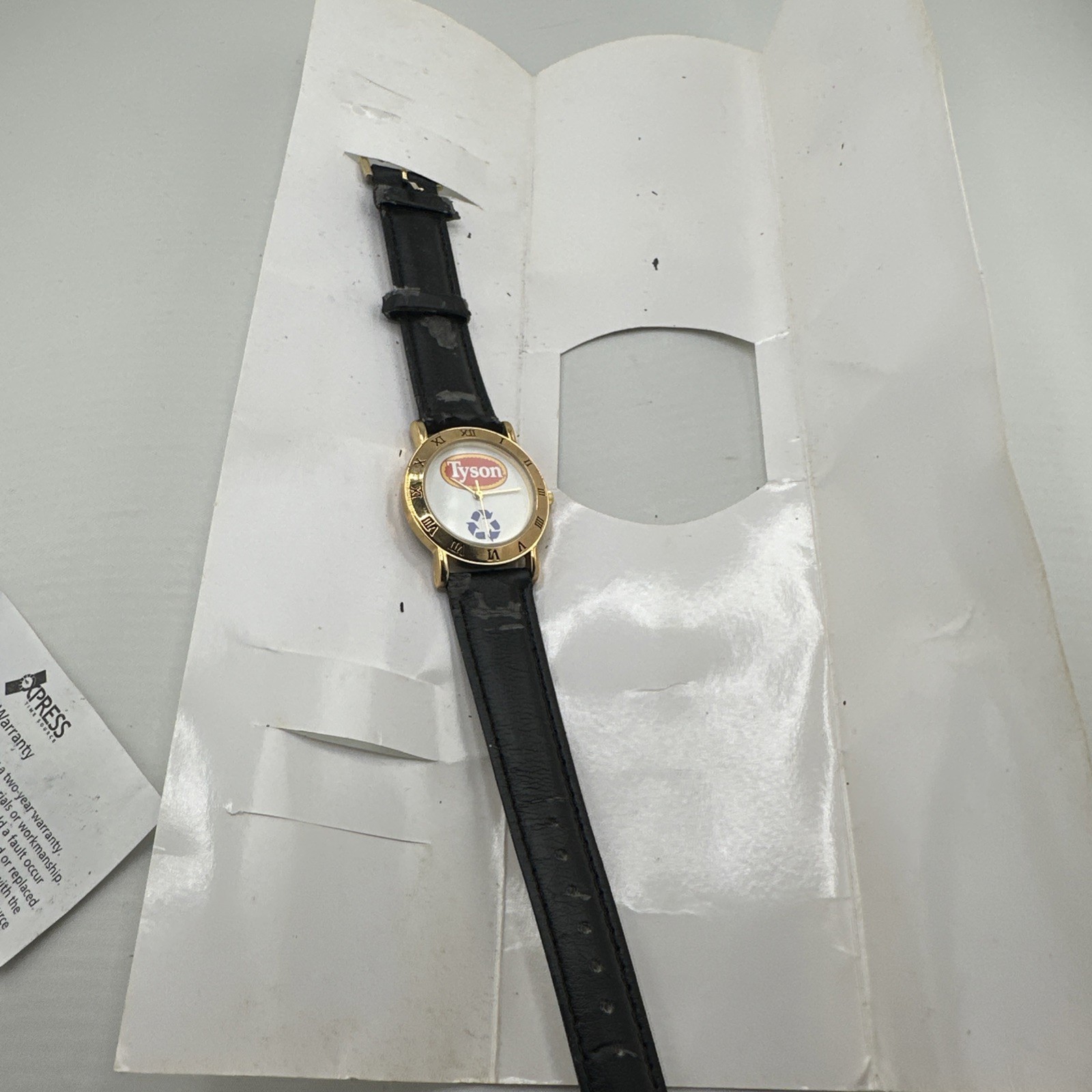 Wrist Watch Mens Tyson Logo Tyson Foods Logo Watch Vintage New