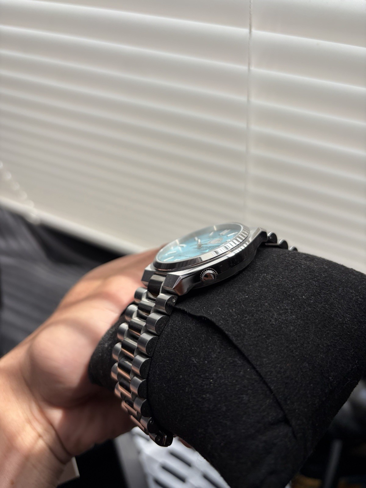 Citizen Tsuyosa 40mm Automatic Teal Dial Silver Steel Bracelet Date Box