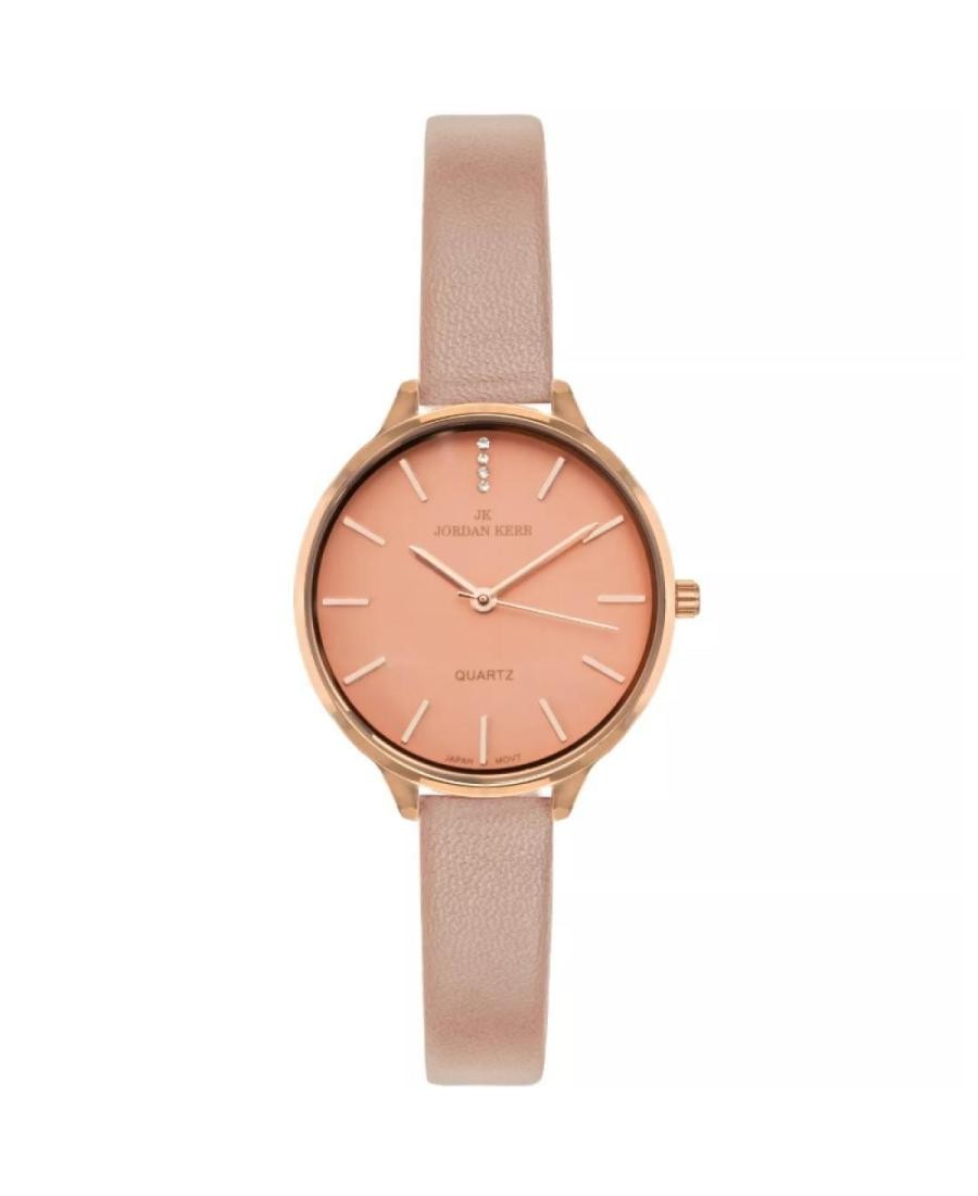 JORDAN KERR Women Analog Quartz Casual Watch Classic Dress 34mm Waterproof Round