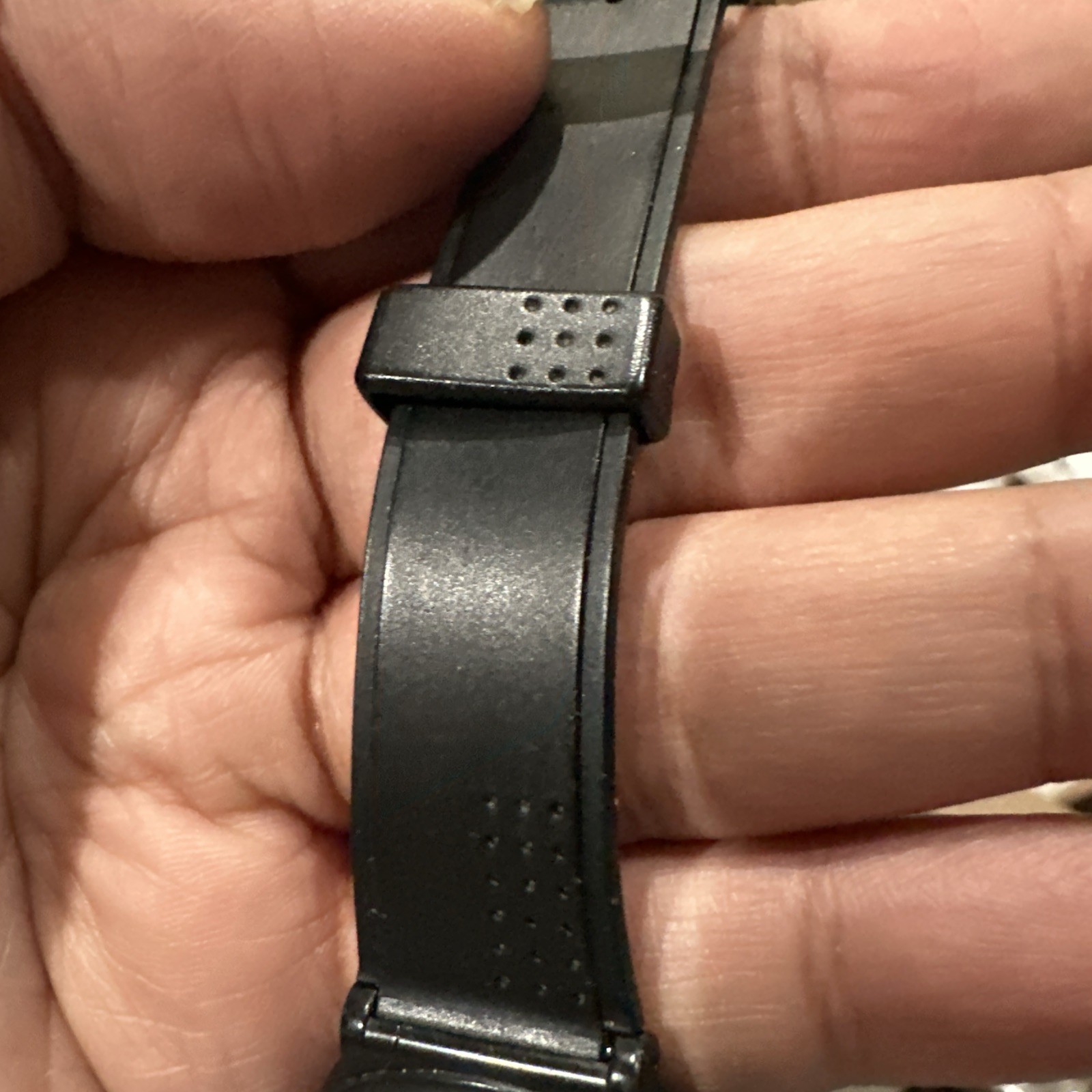 VTG Working Timex Unisex Quartz Watch WR 32mm Black Strap Black Fit 8.5in