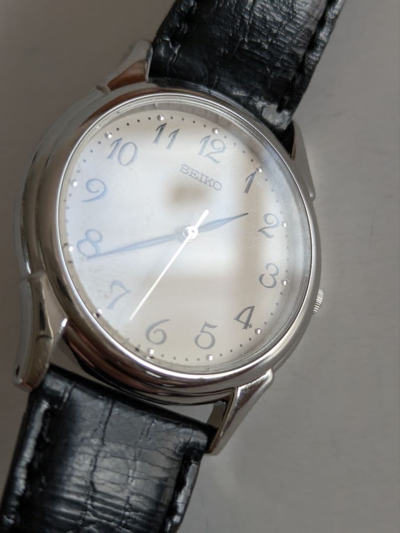 SEIKO 7N01-7141 Men’s Quartz Watch White Dial Used